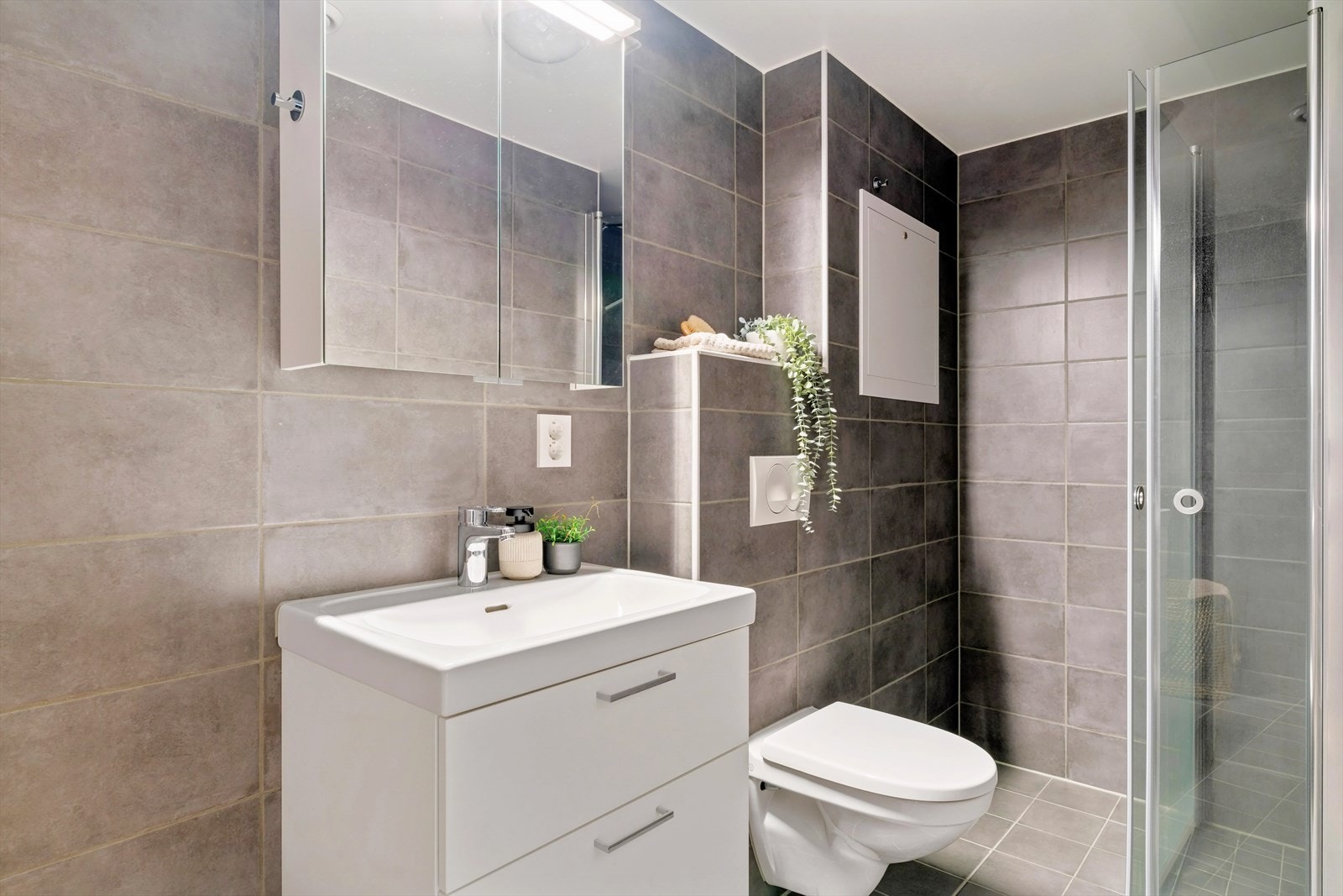 Helfliset bad som ble pusset opp i 2022. Galleribilde