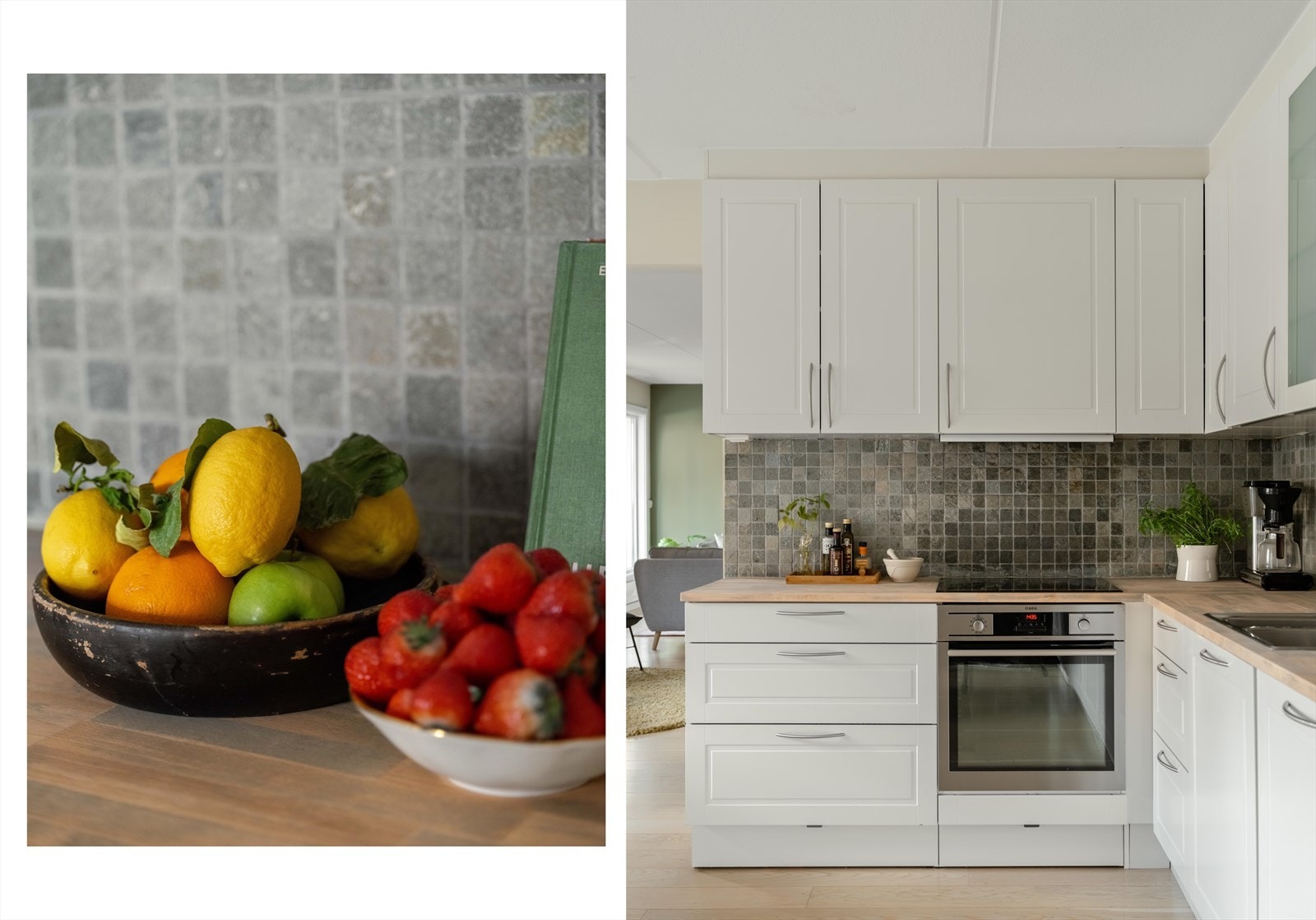 Bare sånn i tilfelle du lurte - vi er nå på kjøkkenet. Galleribilde