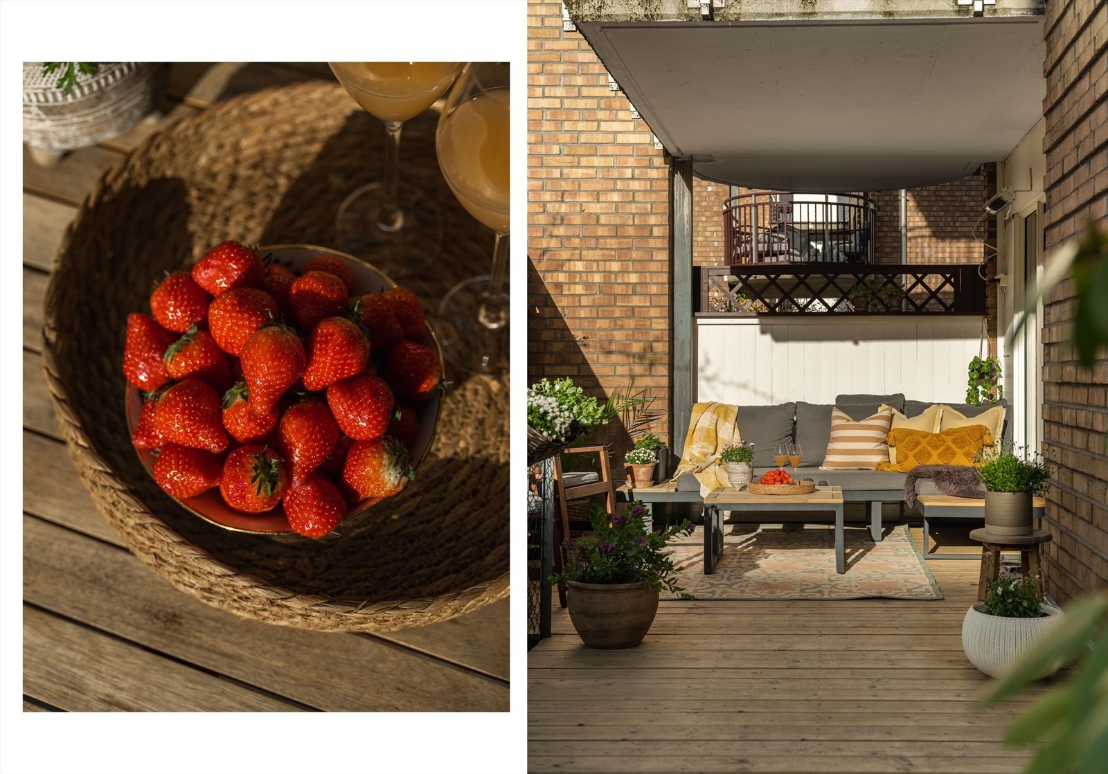 For å virkelig skape godfølelsen satser vi i dag på at en kurv jordbær gjør susen. Galleribilde