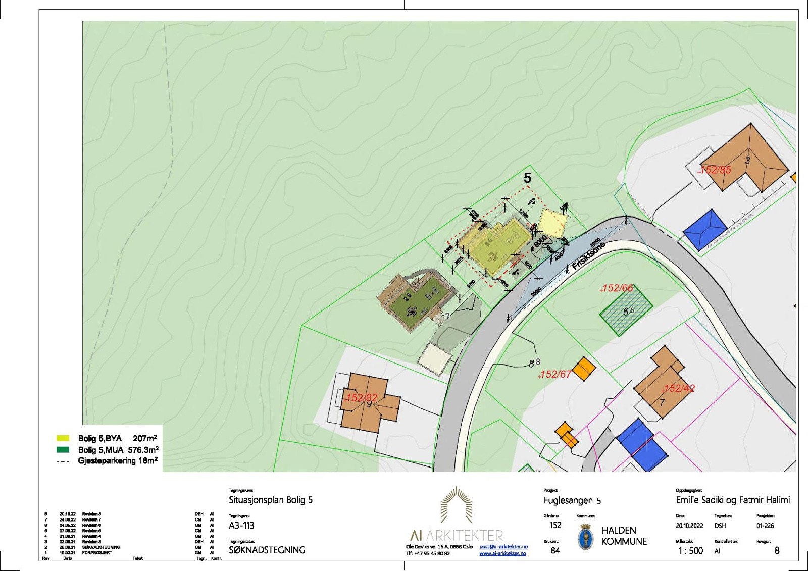 Situasjonskart Fuglesang 5 Galleribilde