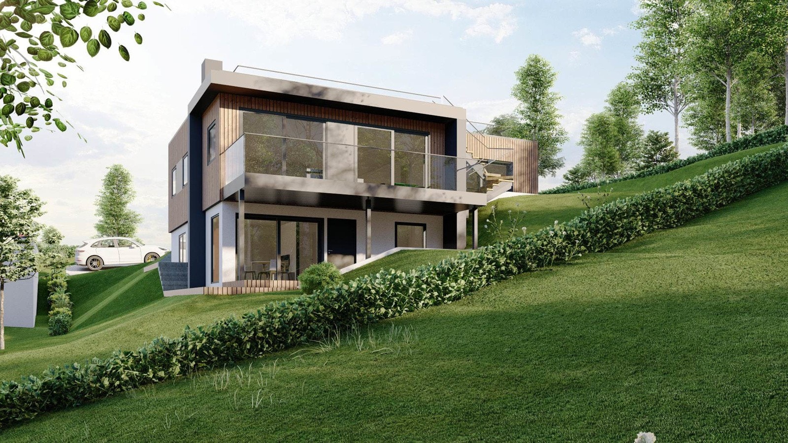 Det er også kort vei til skoler, barnehager, lekeplass, fotballbane, skøytebane, lysløype, skiløyper, idrettshall, treningssenter og svømmehall. Ilustrasjonsbilde kan avvike fra faktiske forhold. Galleribilde