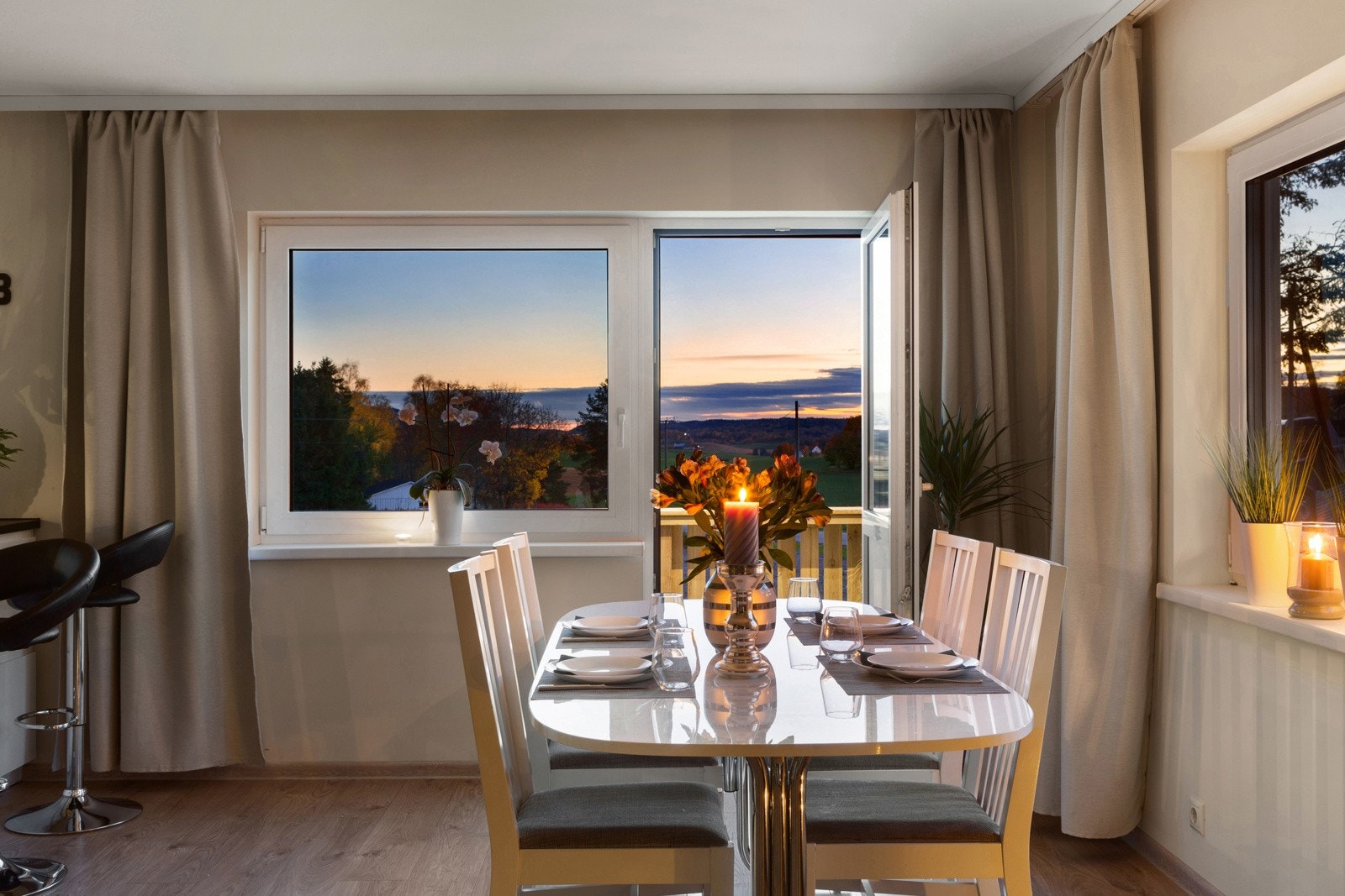Utgang til terrasse Galleribilde