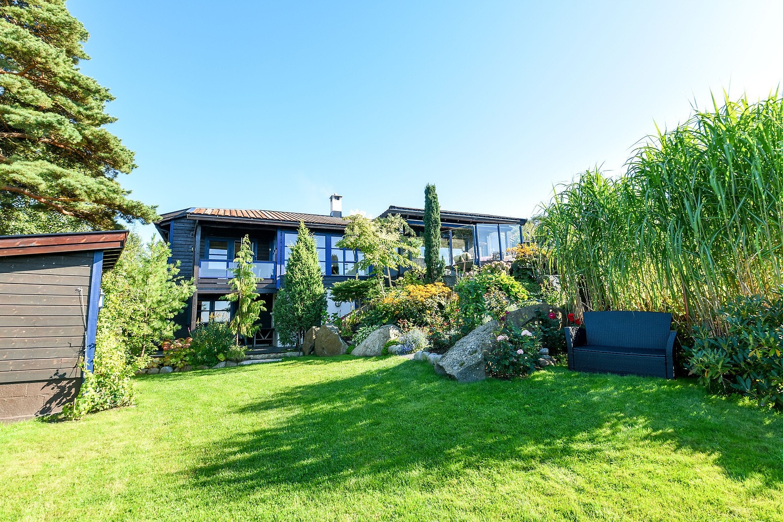 Utsikten er vakker utover Sandefjordsfjorden. Galleribilde