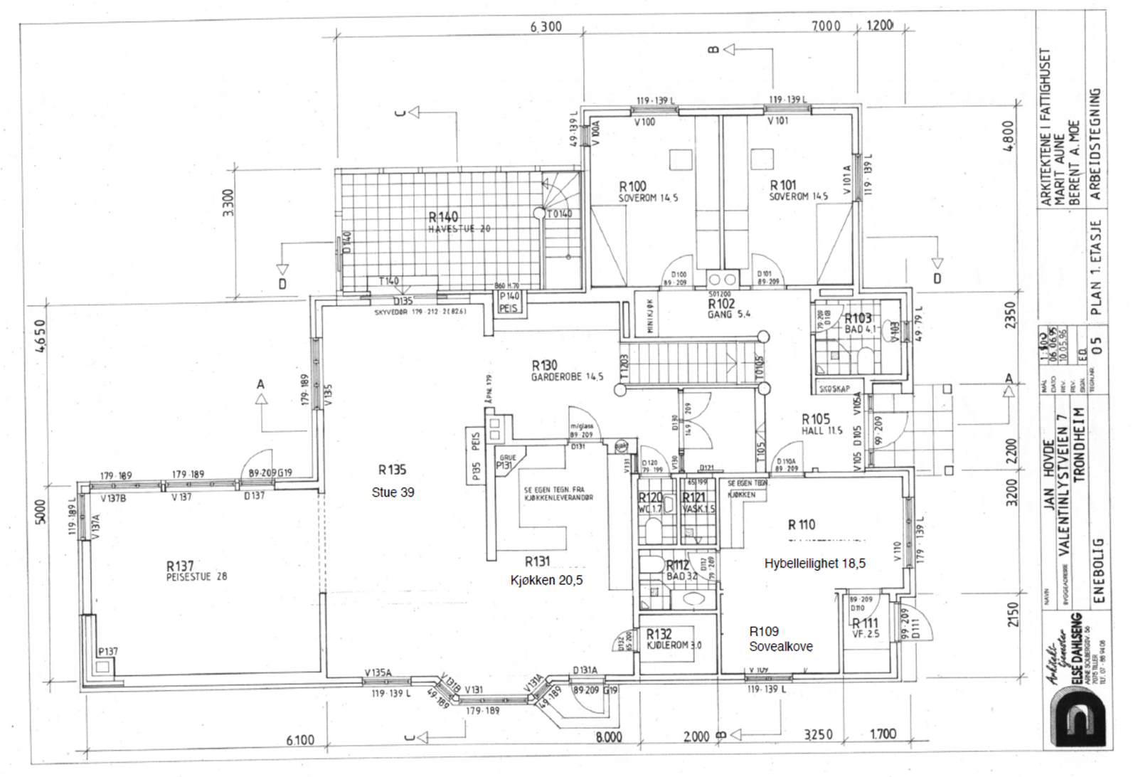 Planskisse 1.etasje. Galleribilde