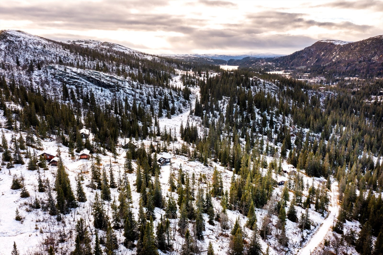 Her har du anledning til å bygge din egen drømmehytte! Galleribilde