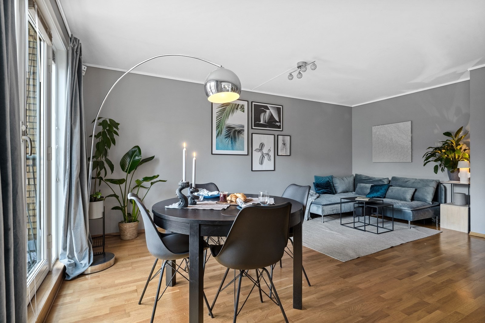 De månedlige felleskostnadene inkluderer blant annet varmtvann, TV og internett. Galleribilde