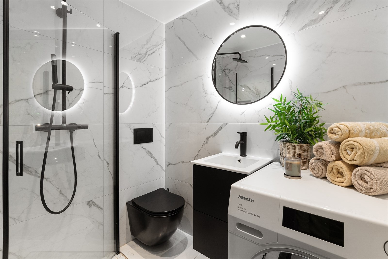 Bad/wc pusset opp som baderom/vaskerom i 2021. Galleribilde