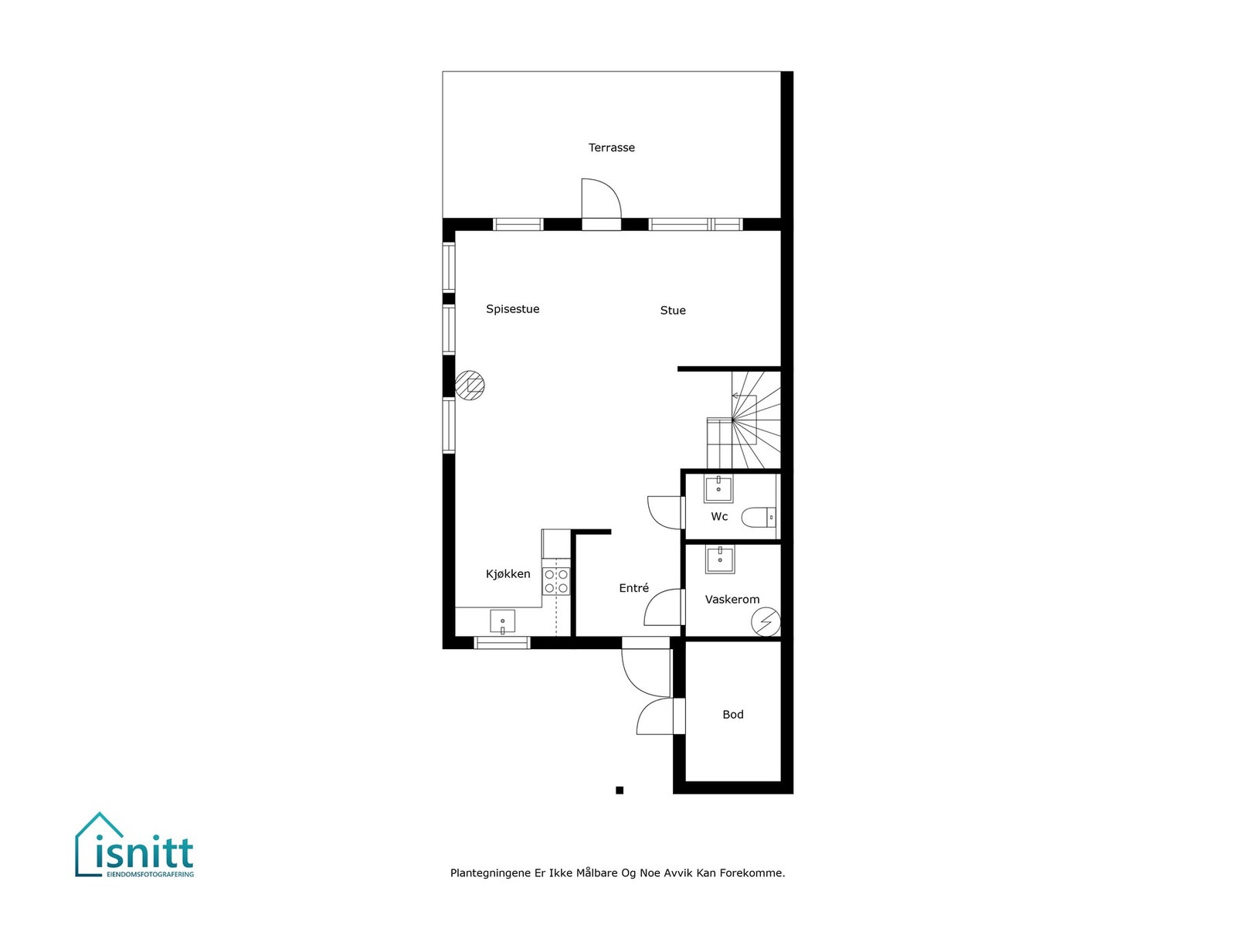 Plantegning 1. etg Galleribilde