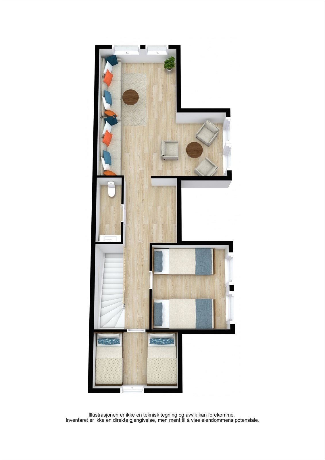 Loftsetasje . Galleribilde