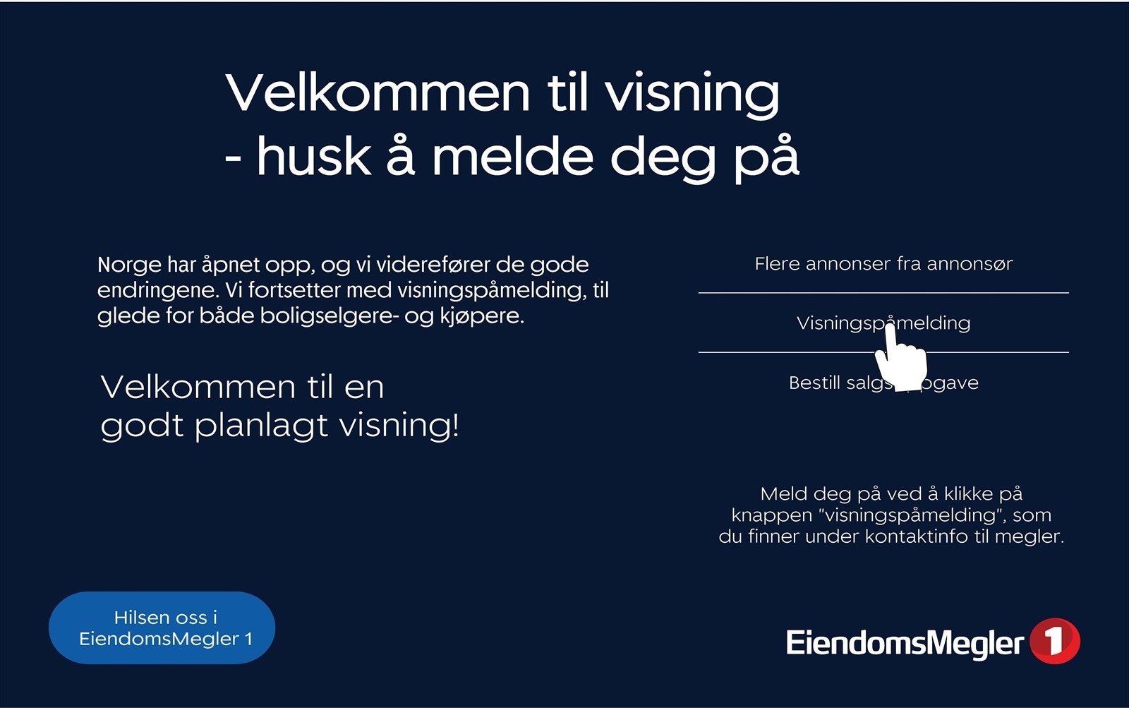 Velkommen til visning! Galleribilde