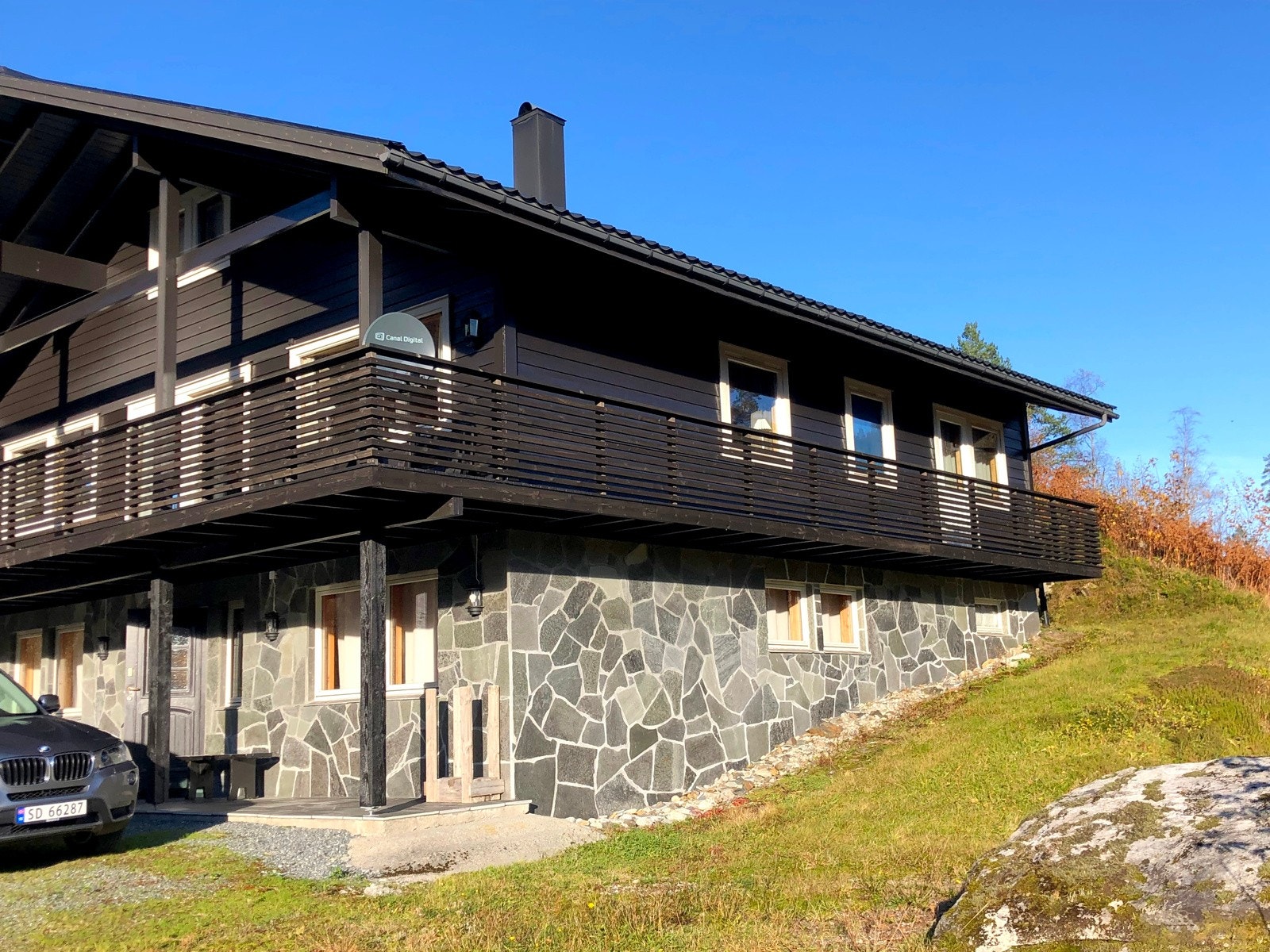 Fasade sommer Galleribilde