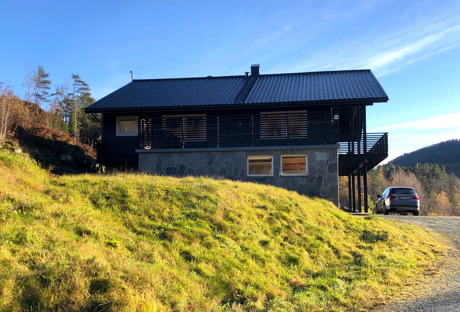 Fasade sommer Galleribilde