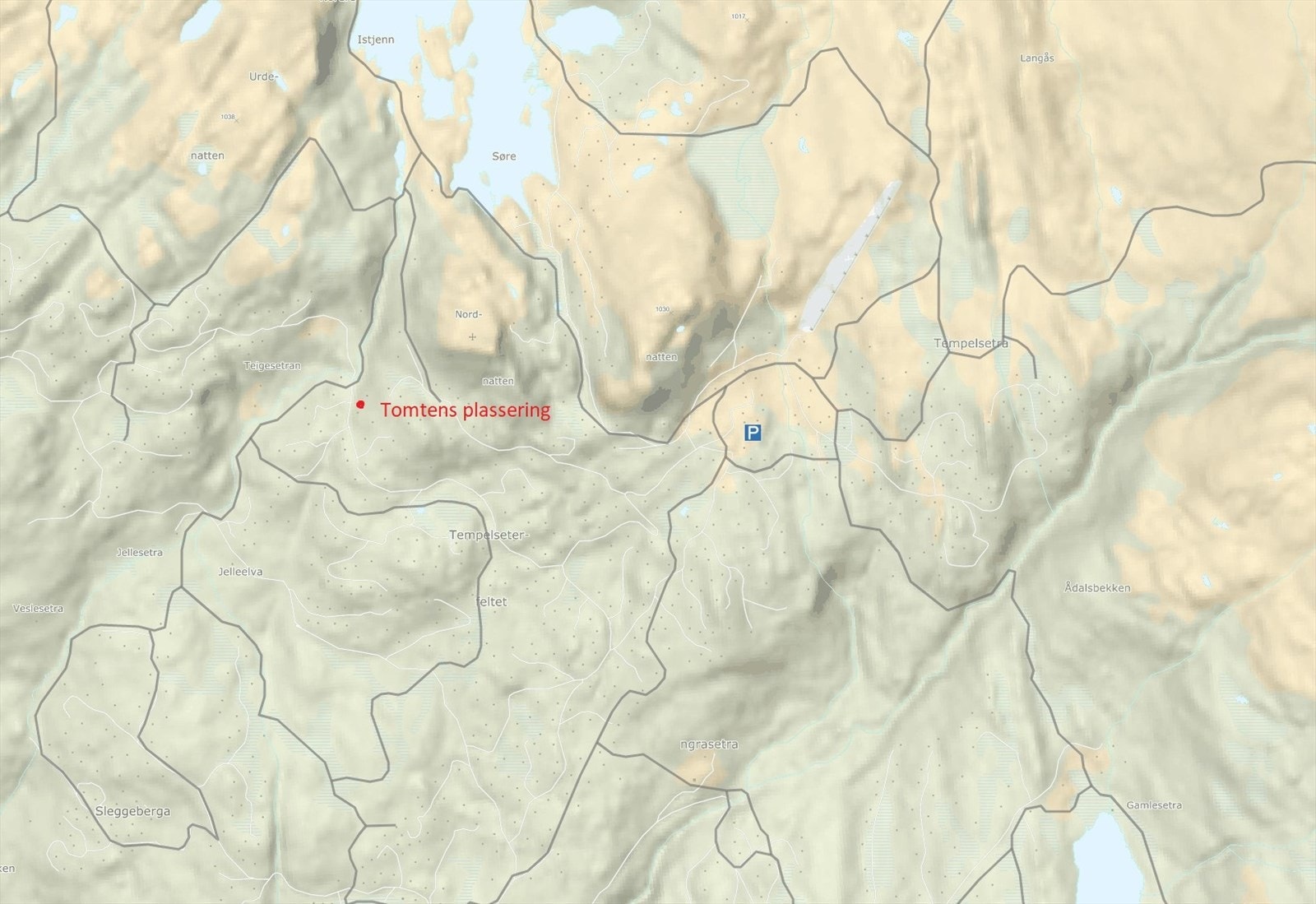 Skiløypekart. Galleribilde