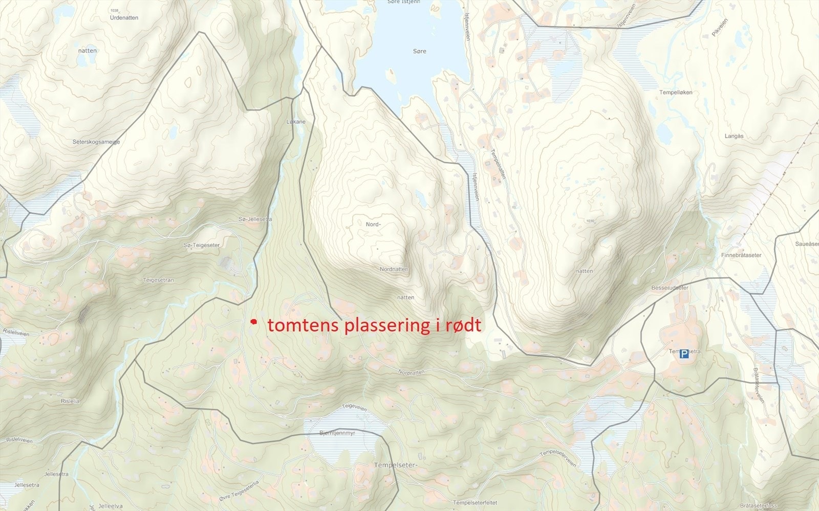 Skiløypekart. Galleribilde