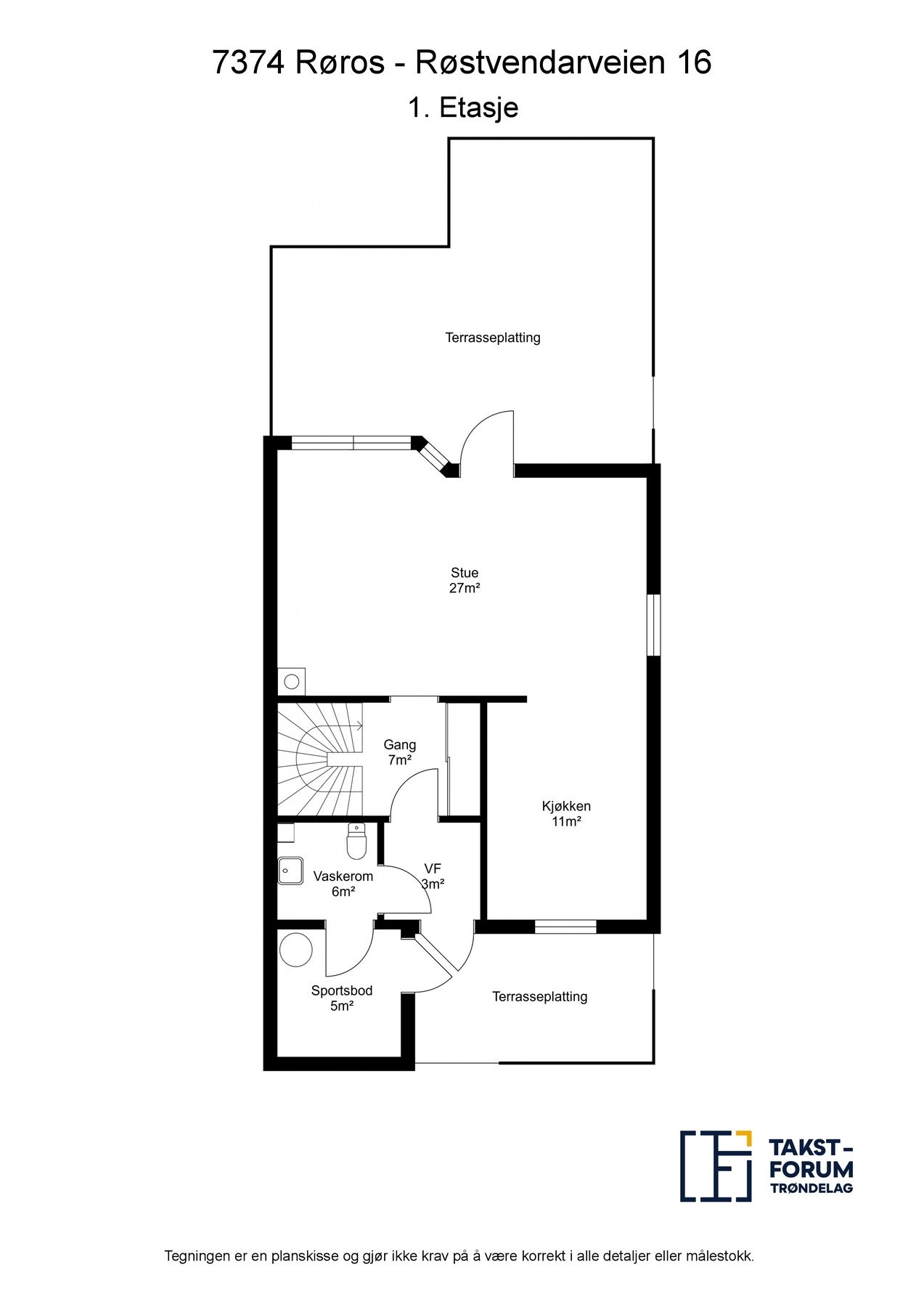 Planskisse 1.etasje Galleribilde