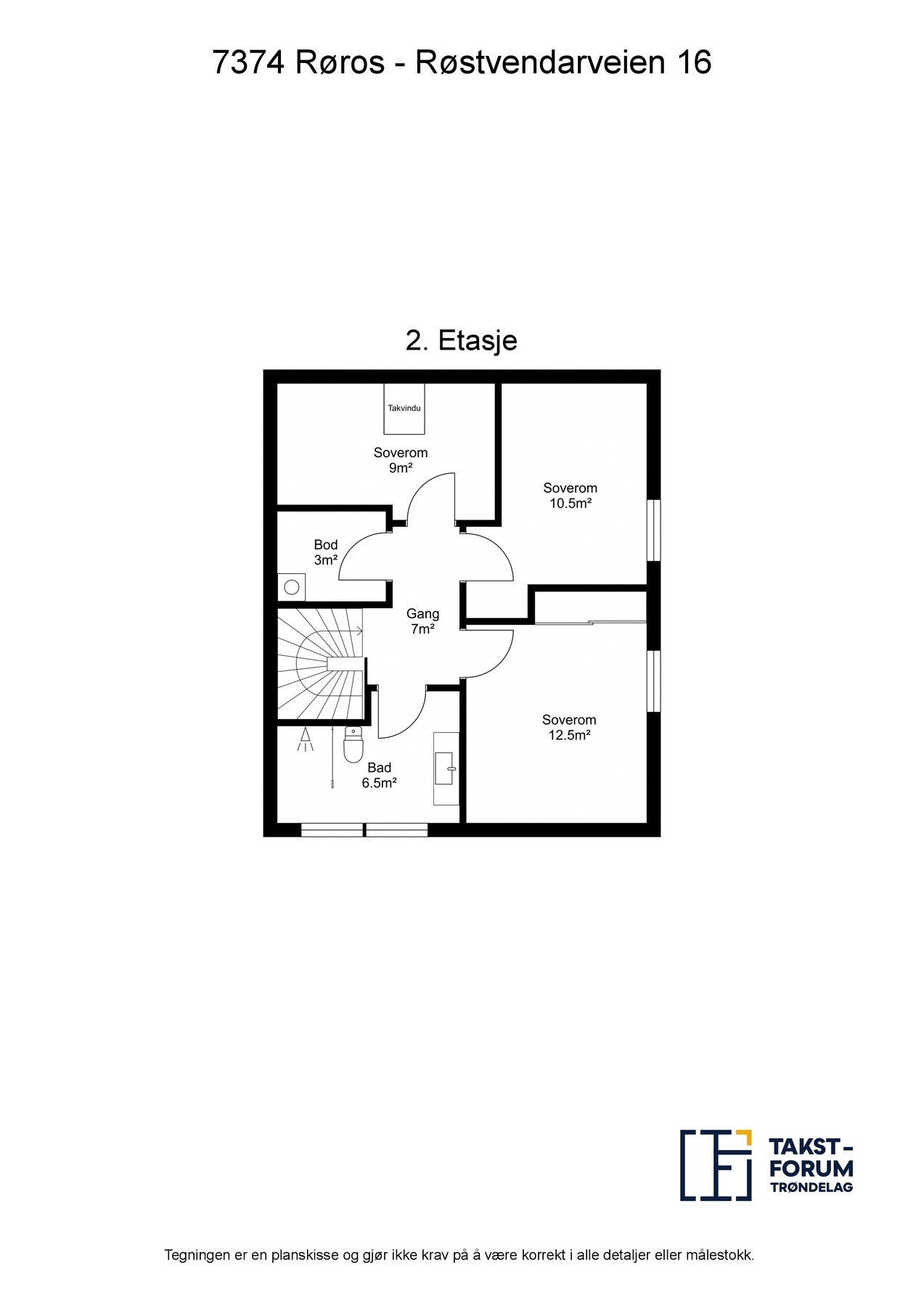 Planskisse 2.etasje Galleribilde