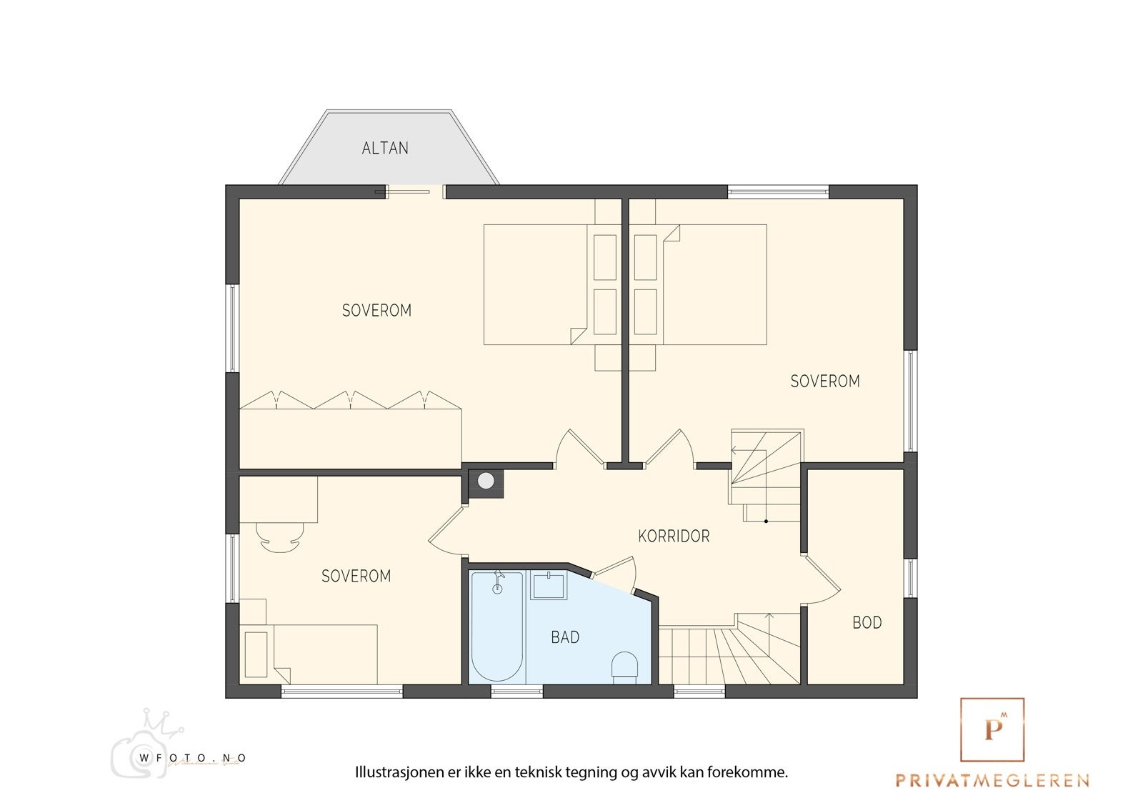 - Planløsning 2.etasje - Galleribilde