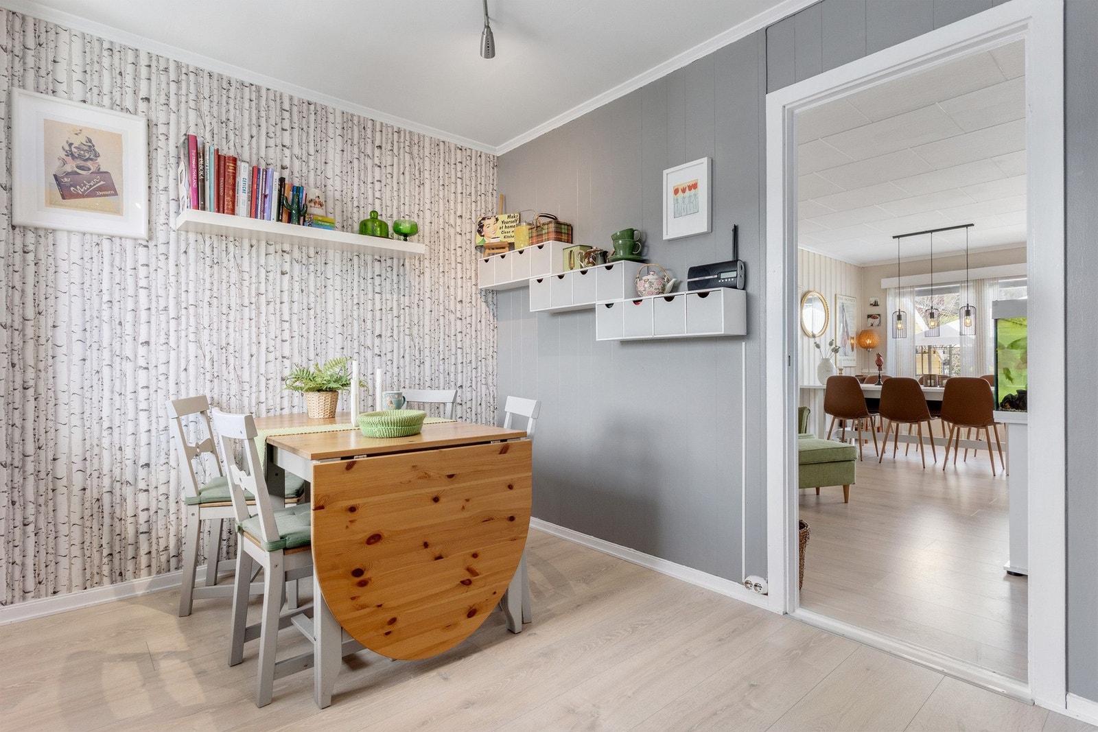 Også her inne er det lagt nytt gulv. Galleribilde