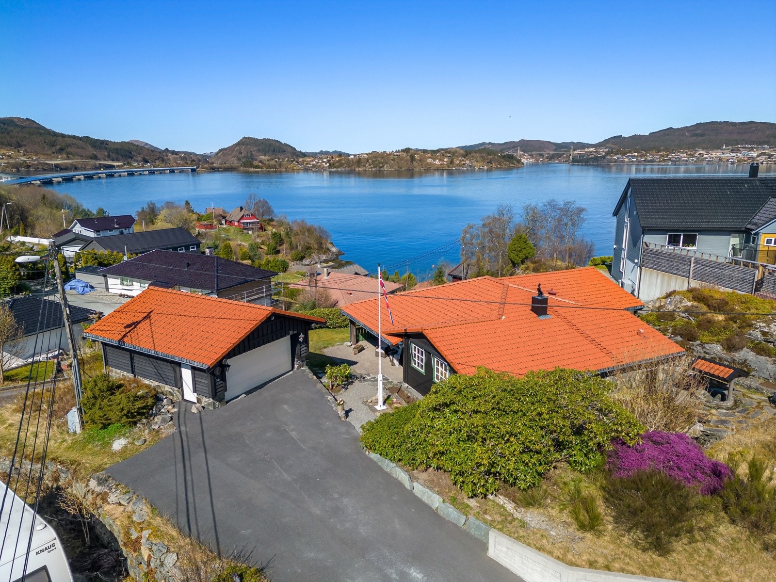 Kledningen på huset er malt jevnlig de siste årene. Galleribilde