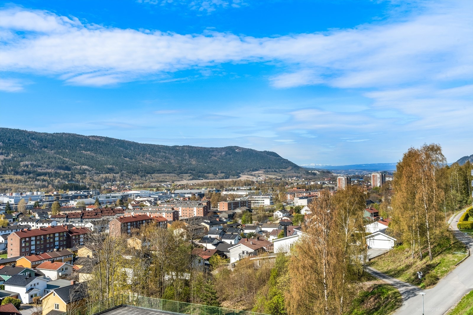 Utsikt fra balkong Galleribilde