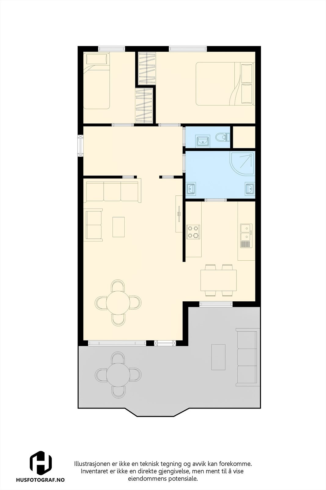 Plantegning Galleribilde