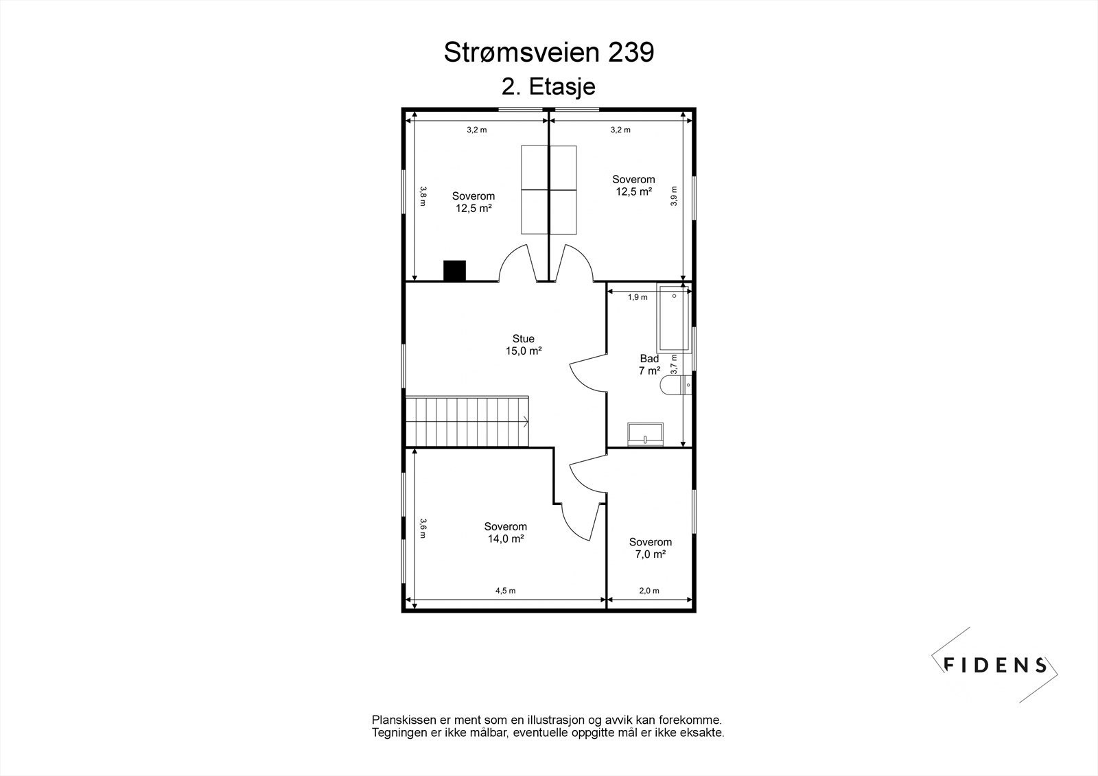 Plantegning 2.etasje Galleribilde