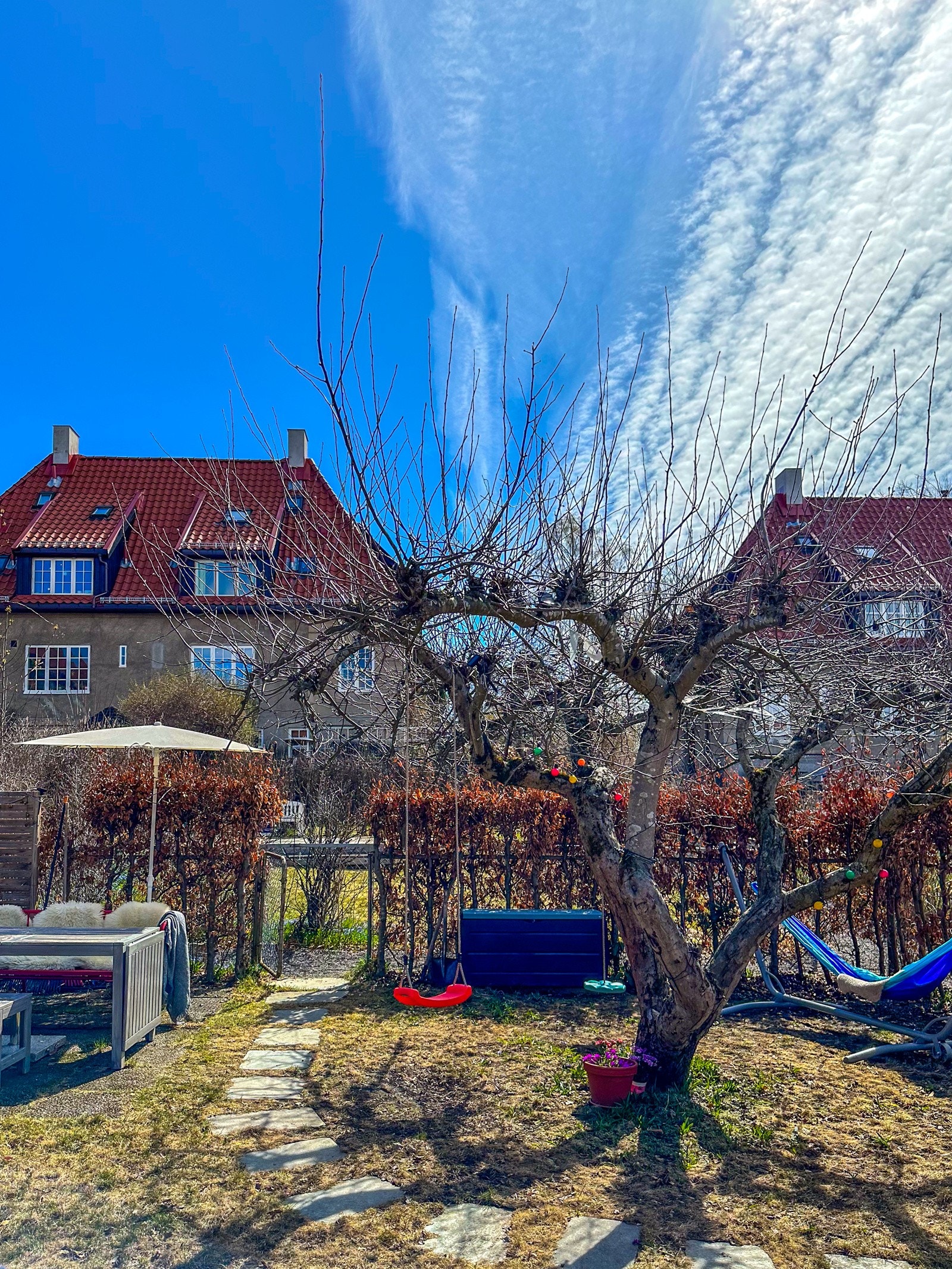 Det er lett å trives i hagebyen. Galleribilde