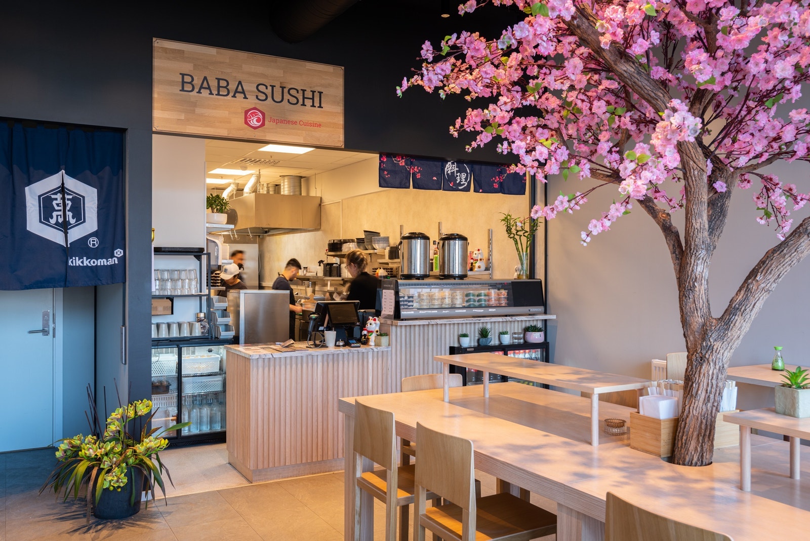 Baba Sushi mot Lilleengveien. Galleribilde