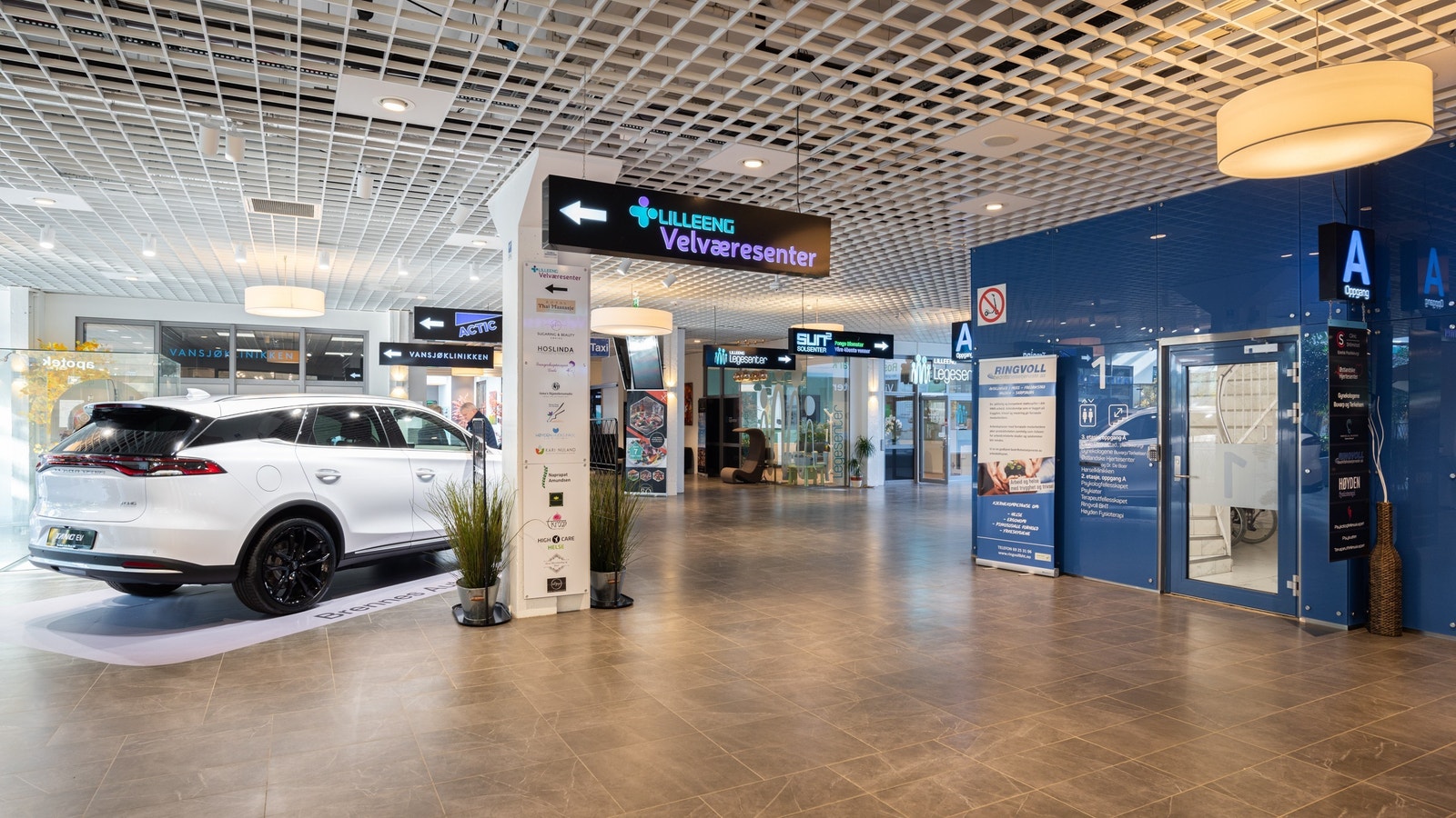 Fellesarealet/Glassgata i 1. etg Galleribilde