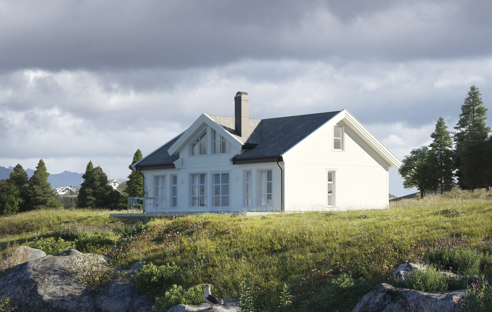 Lofoten 85 fra Nordlyshytter Galleribilde