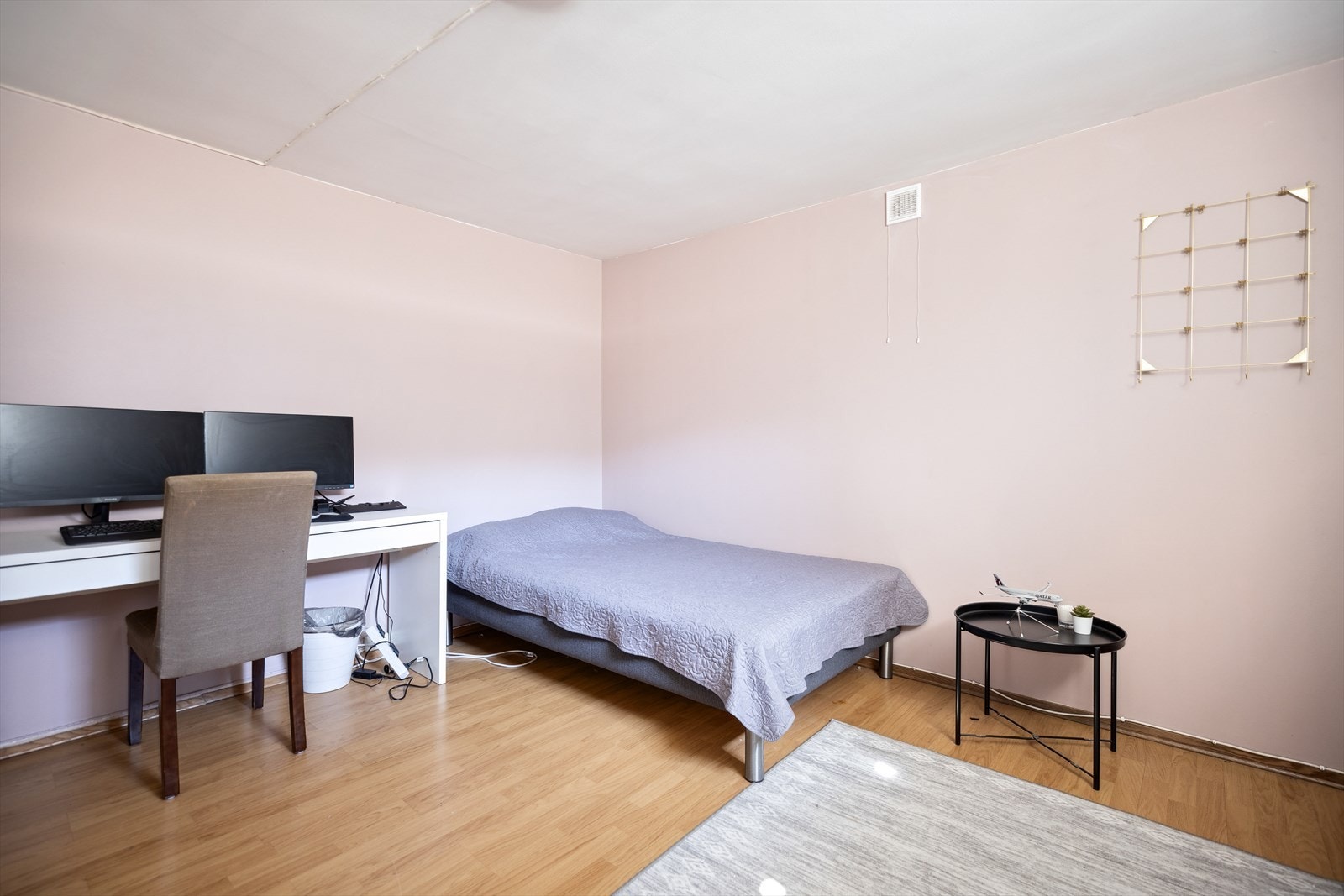 Her er det plass til liten eller stor seng etter eget ønske. Galleribilde