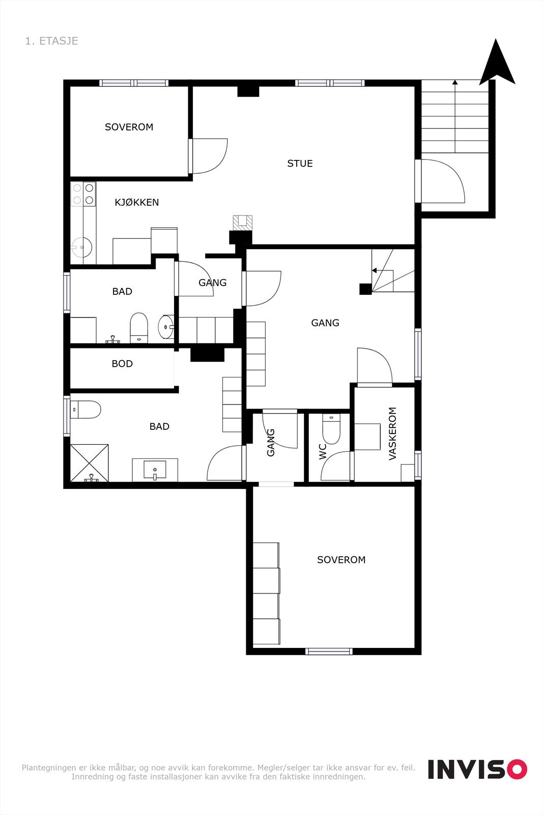 U etg. - Plantegninger Galleribilde