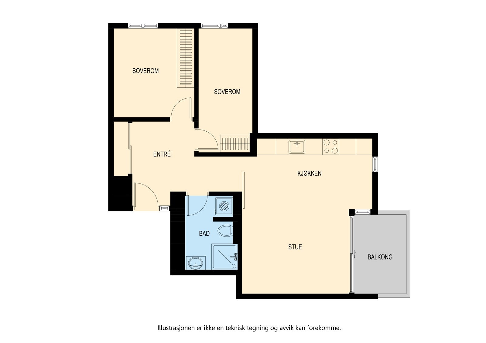 Plantegning. Galleribilde