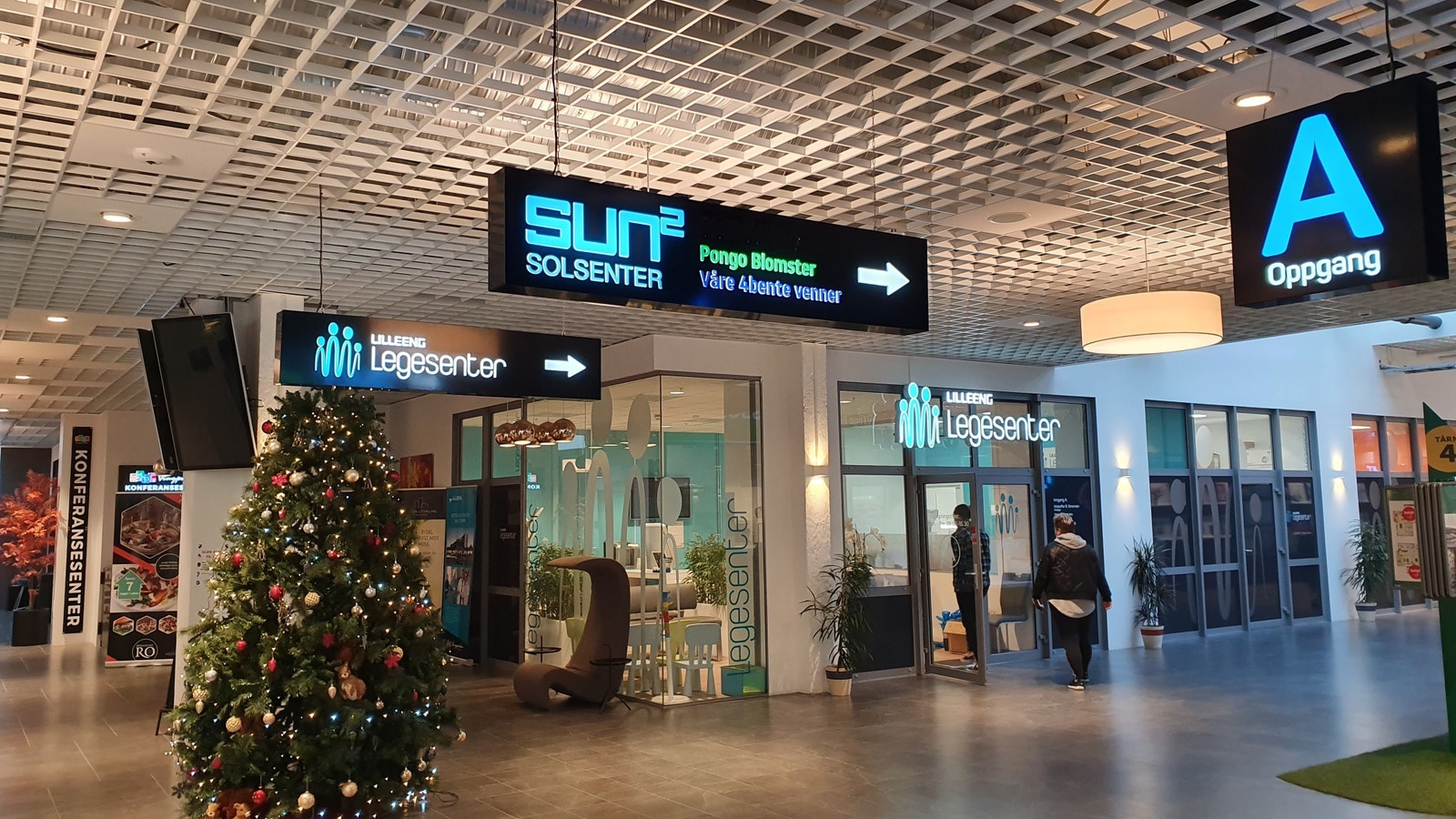 Fellesarealet/Glassgata i 1. etg Galleribilde