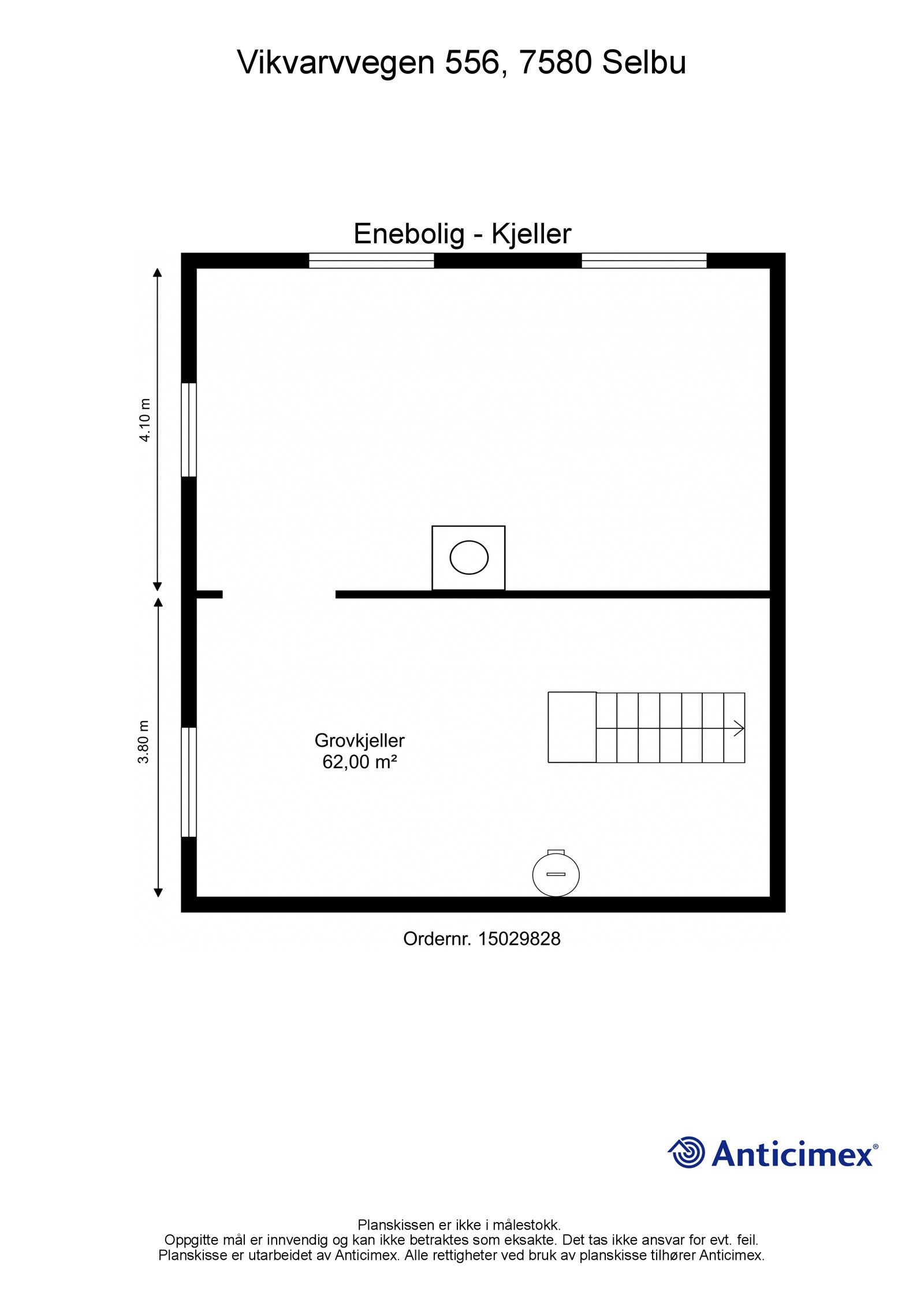Plantegning kjeller Galleribilde