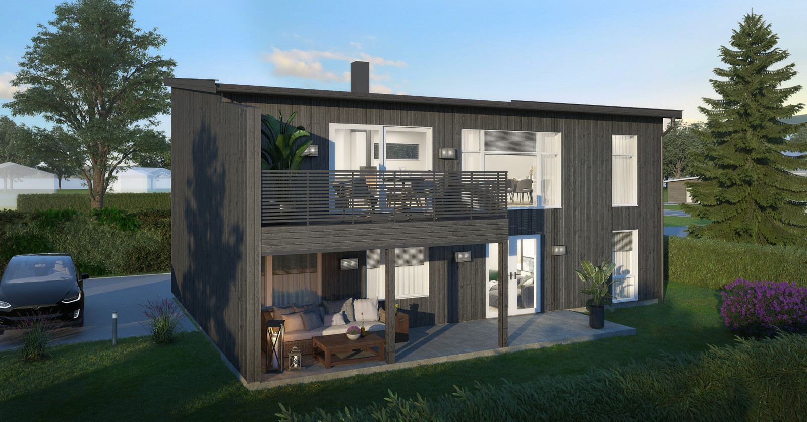 Prosjektert bolig til salgs - Illustrasjon