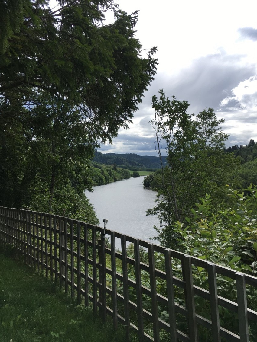 (Selgers eget bilde) Fra eiendommen har man potensielt flott utsikt over Nidelva. Galleribilde