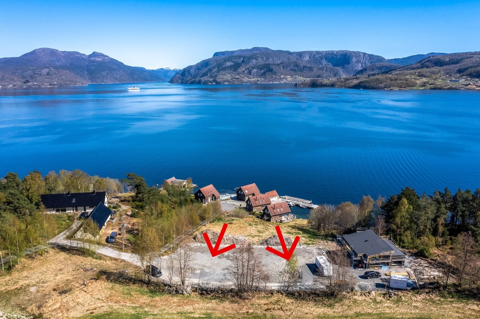 Ferdig opparbeidet tomt klar for bygging Galleribilde