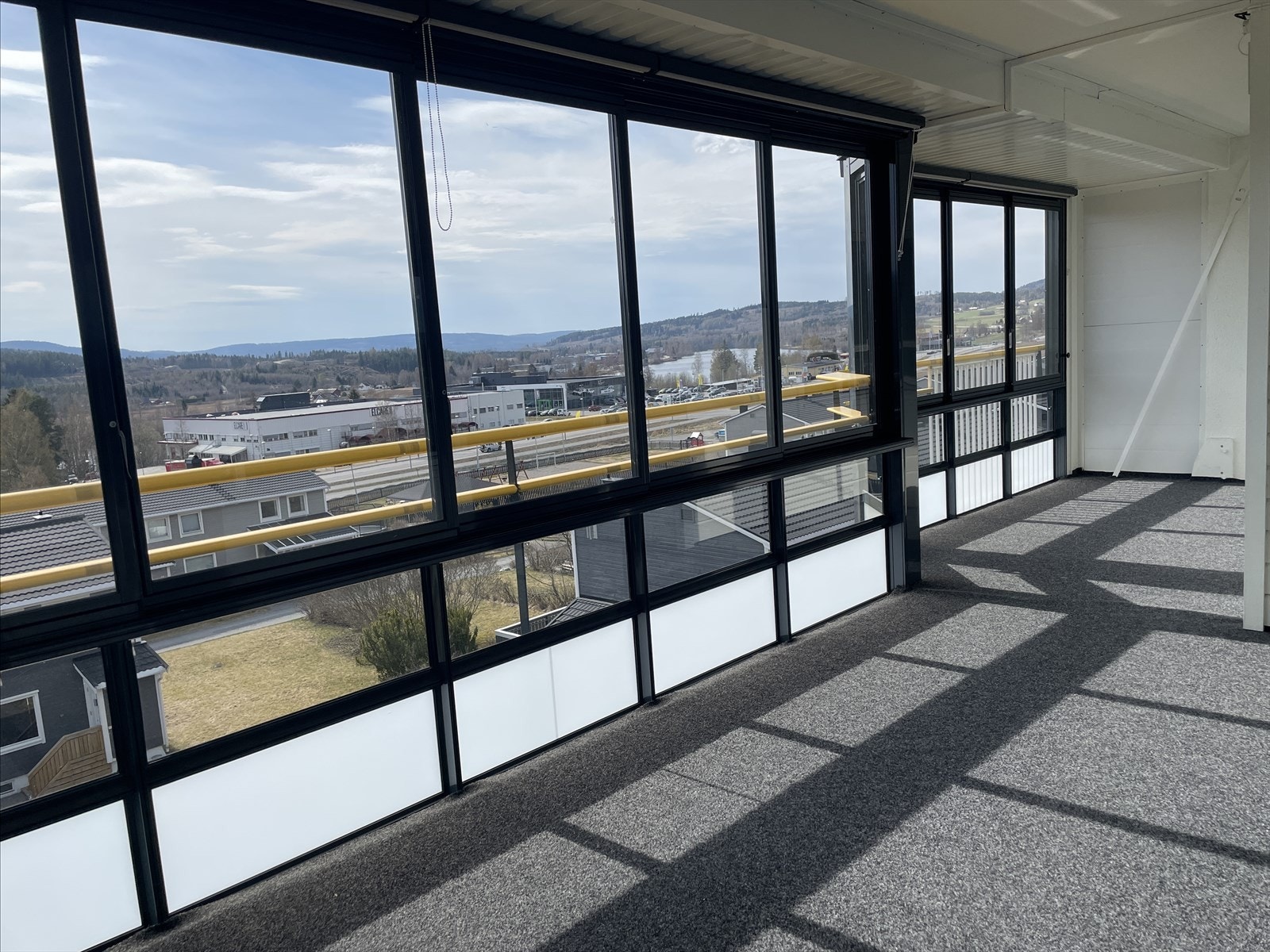 Ny innglassert terrasse Galleribilde