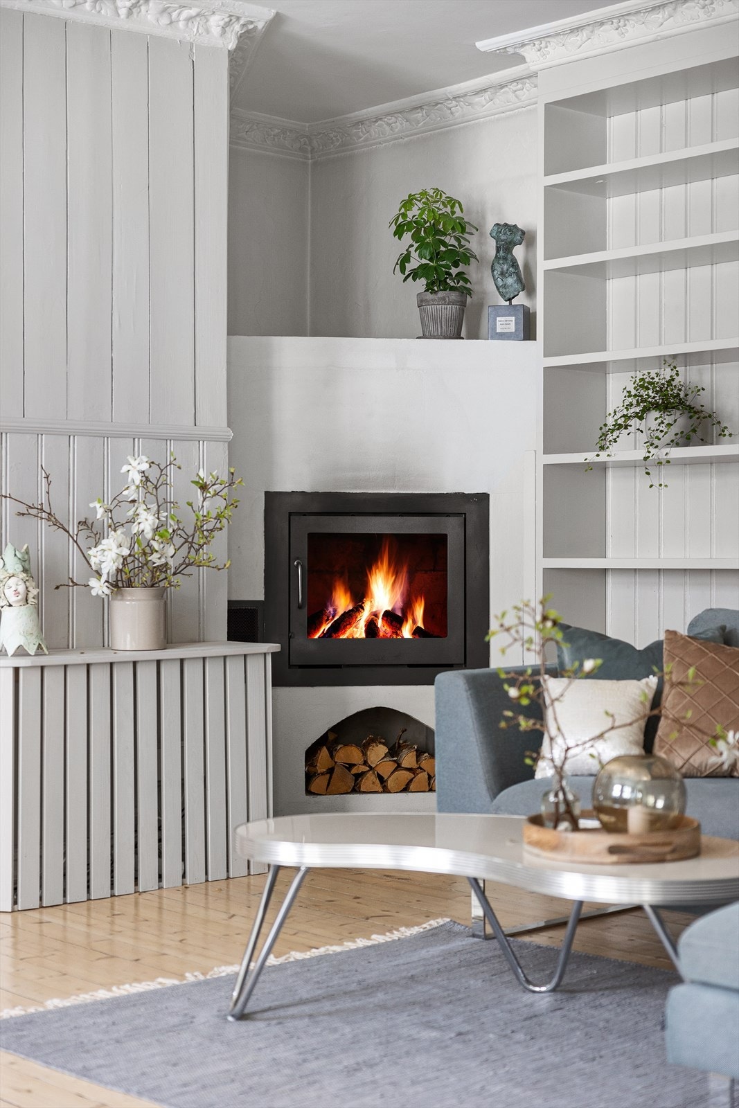 Flott peisovn som er utmerket på sene høst- og vinterkvelder. Galleribilde