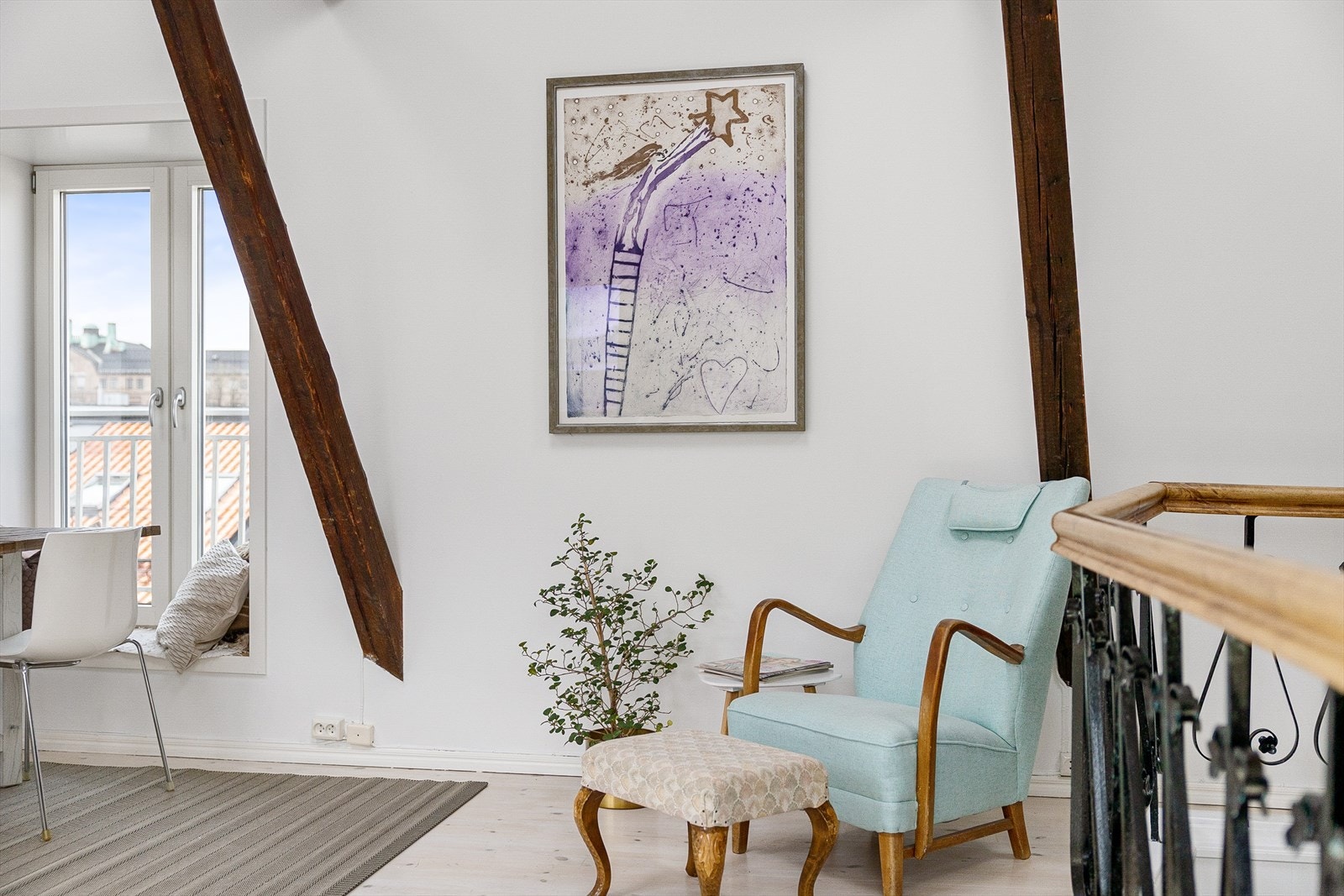 Fin lesekrok. Galleribilde