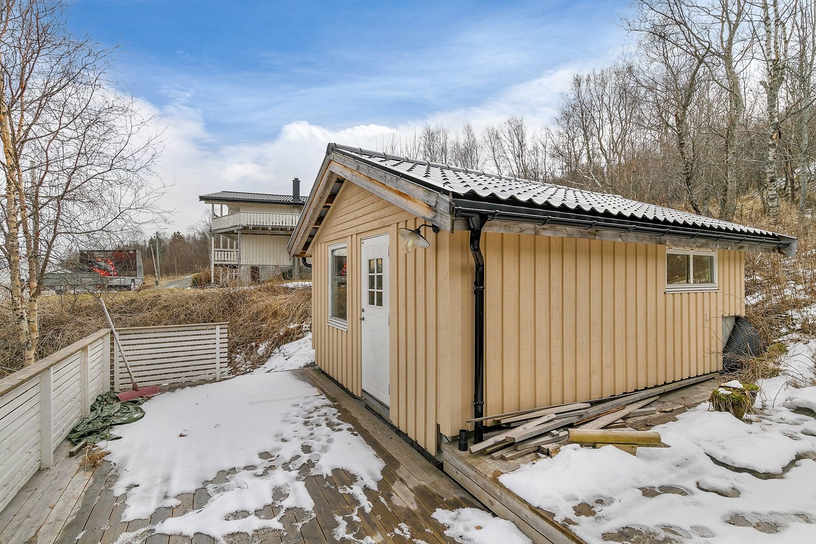 Anneks med hobbyrom Galleribilde