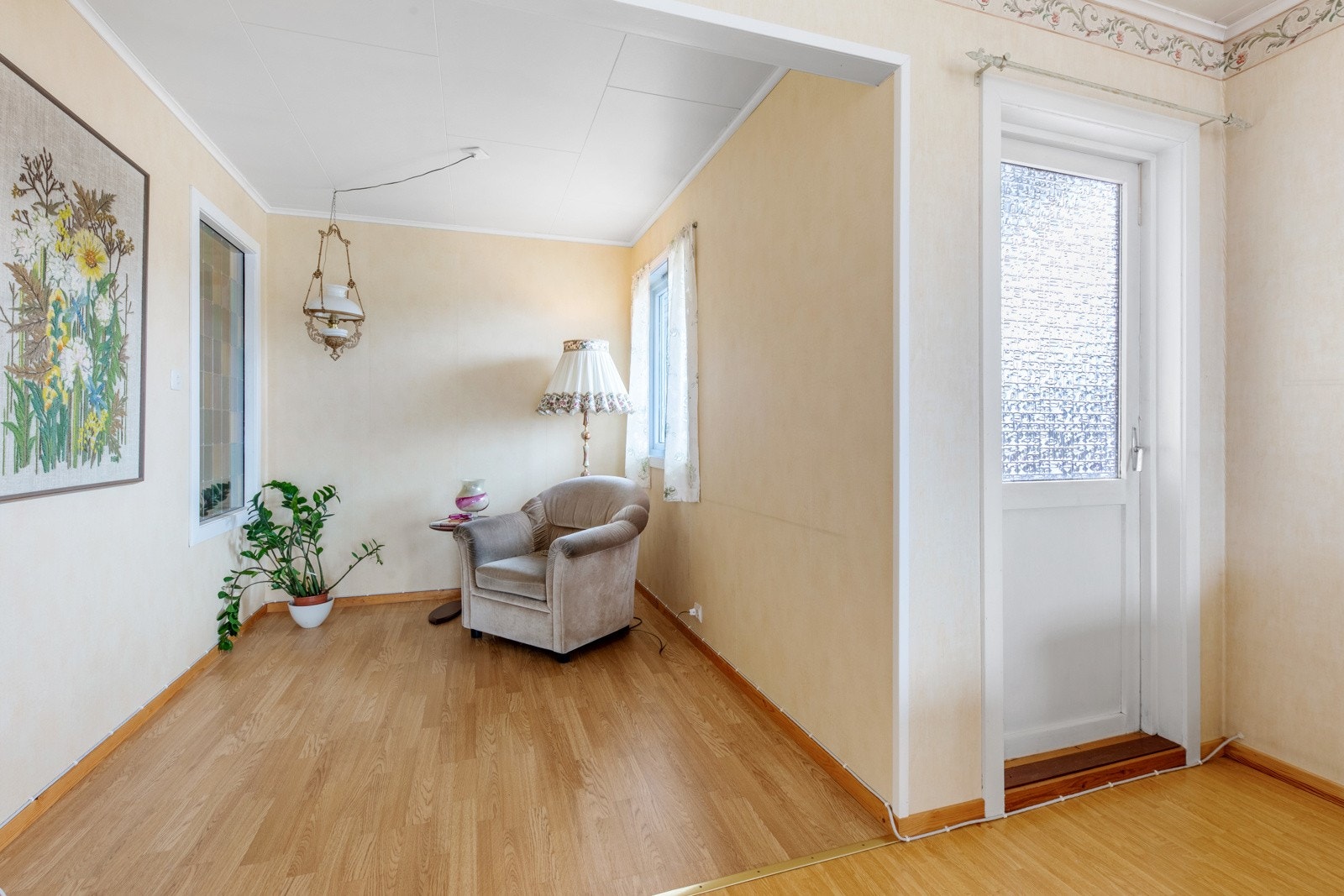 Her har det opprinneleg vert eit soverom Galleribilde