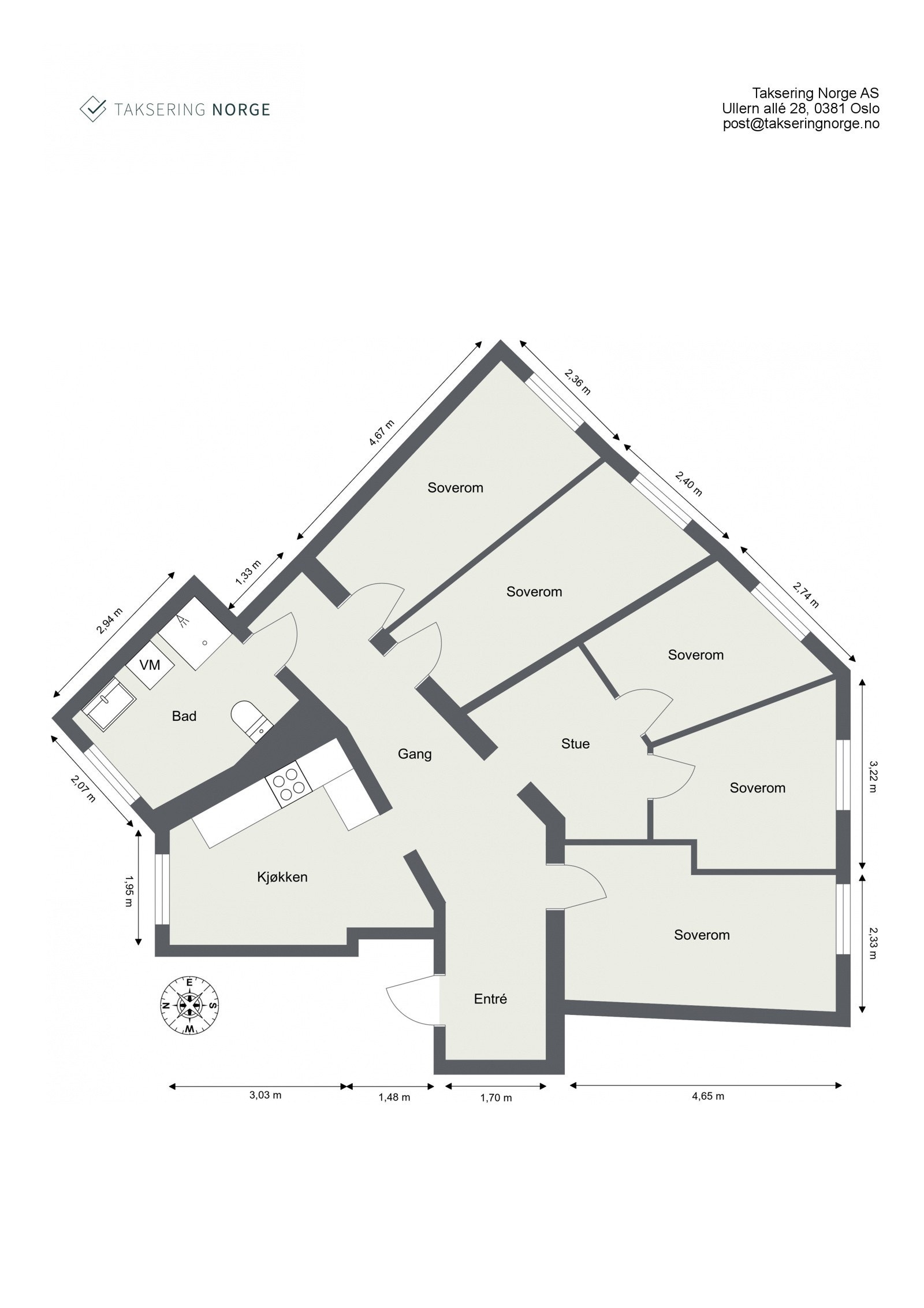 Floorplan letterhead - Schweigaards gate 54 - Level 1 - 2D Floor Plan (1) Galleribilde