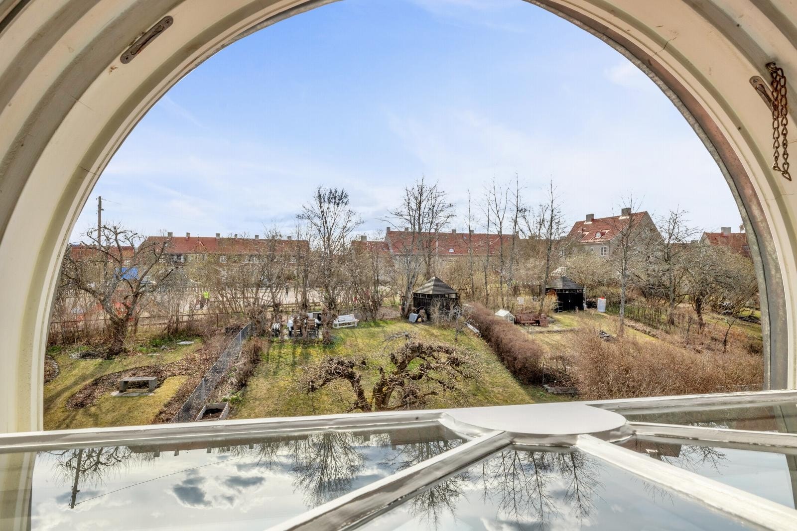Fra leiligheten er det fantastisk utsikt over Hagebyen. Galleribilde