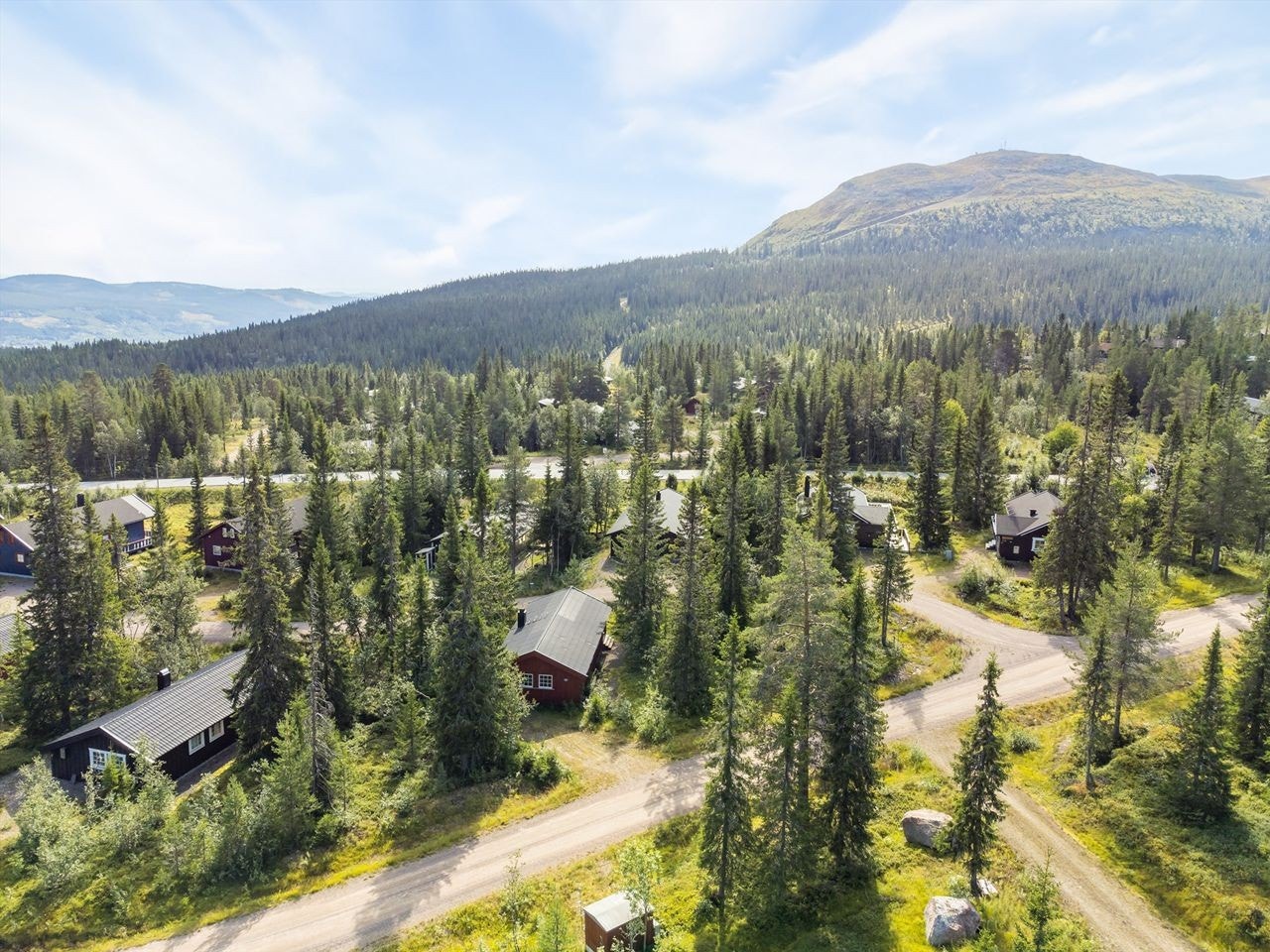 Her ser vi toppen Nordre Kanken i Trysilfjellet Galleribilde
