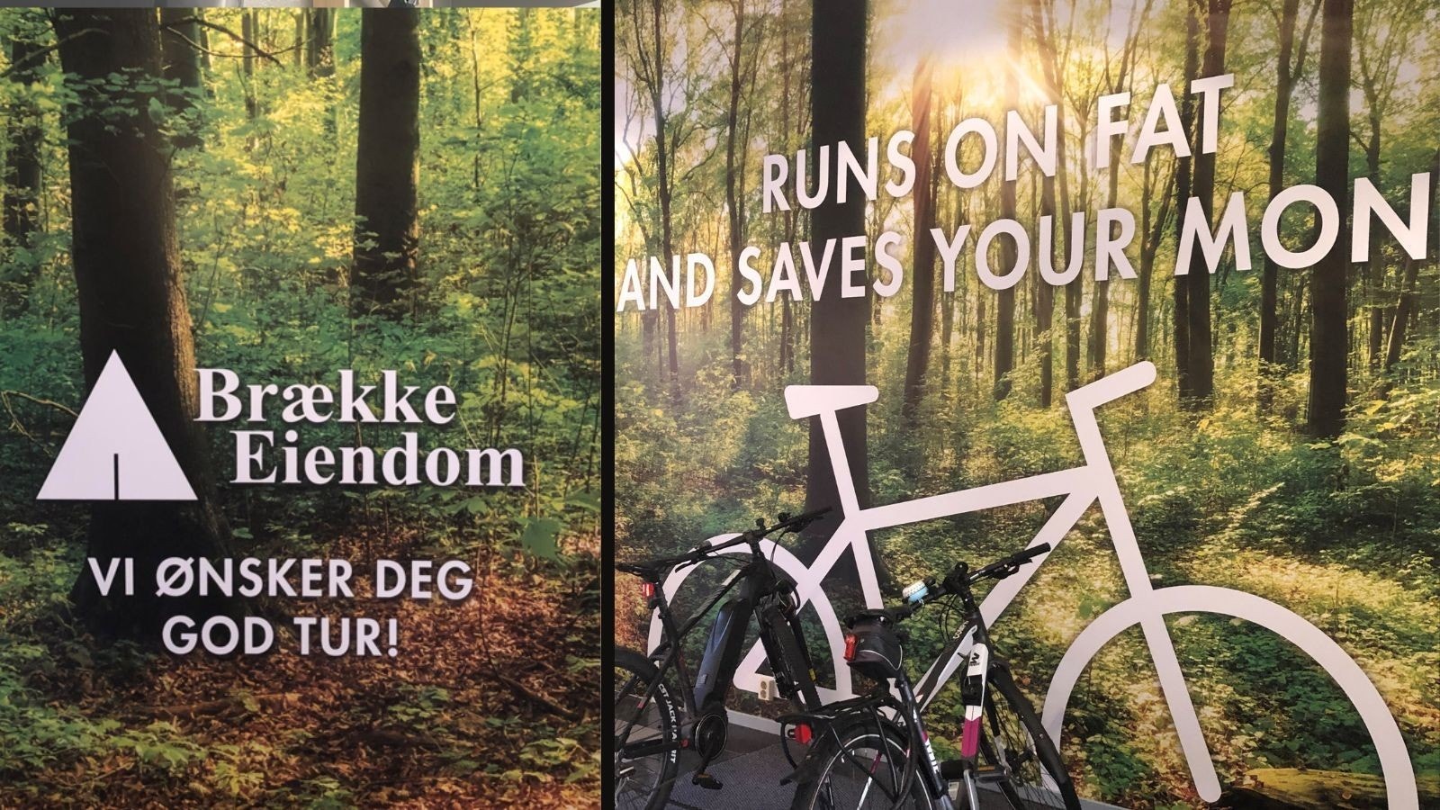 Sykkelparkering inne Galleribilde