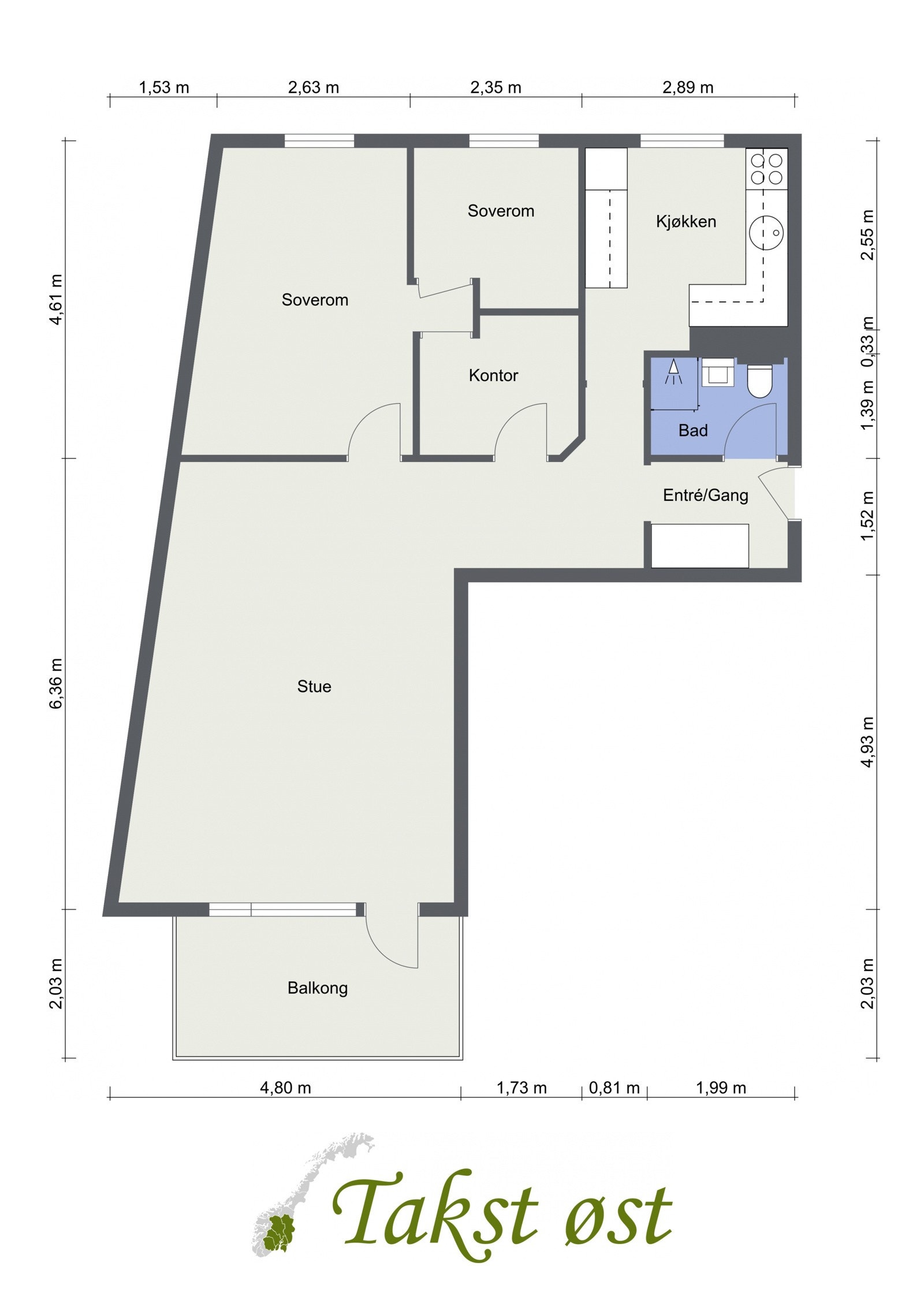 Dagens planskisse. Galleribilde