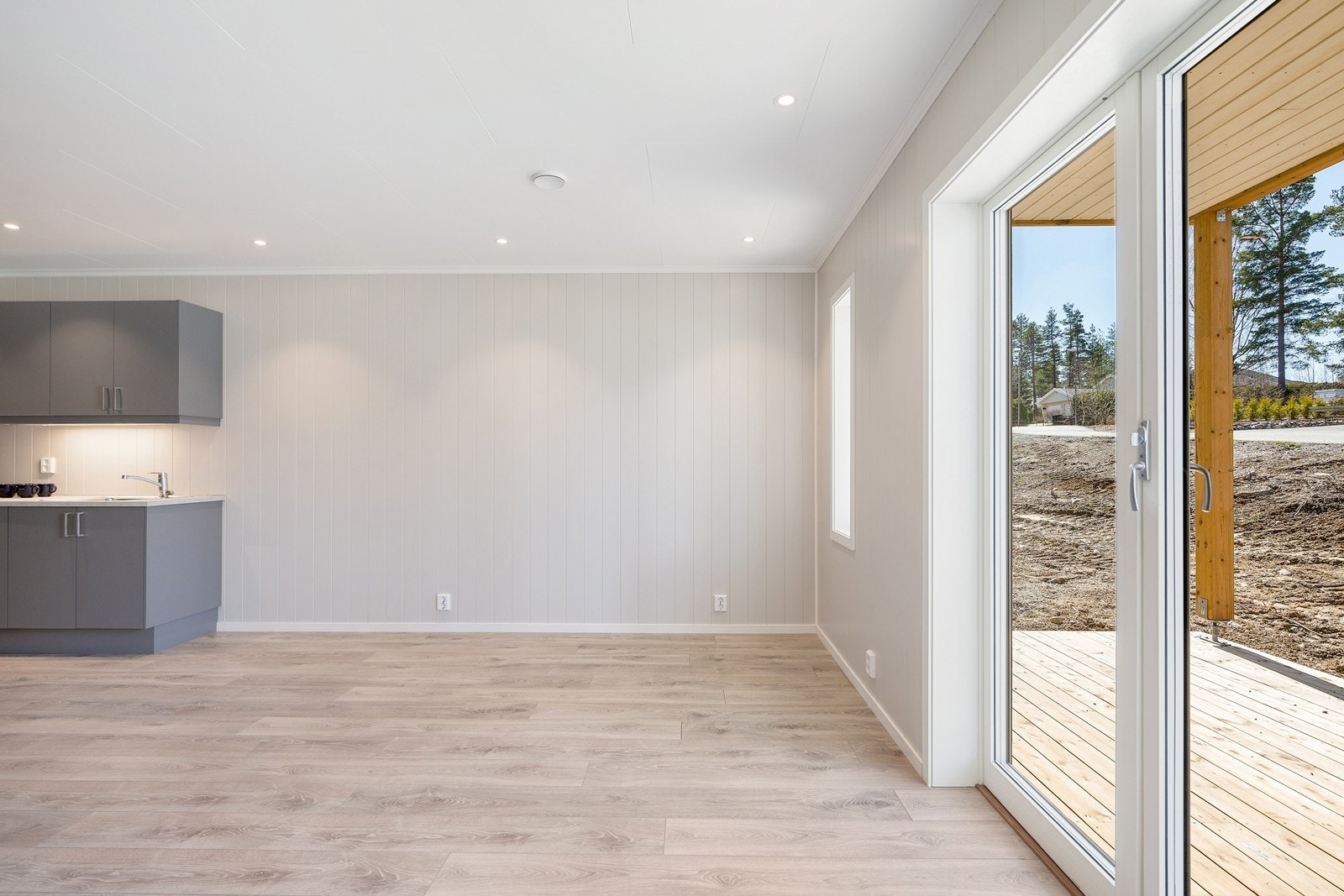 Åen stue / kjøkken løsning. Galleribilde