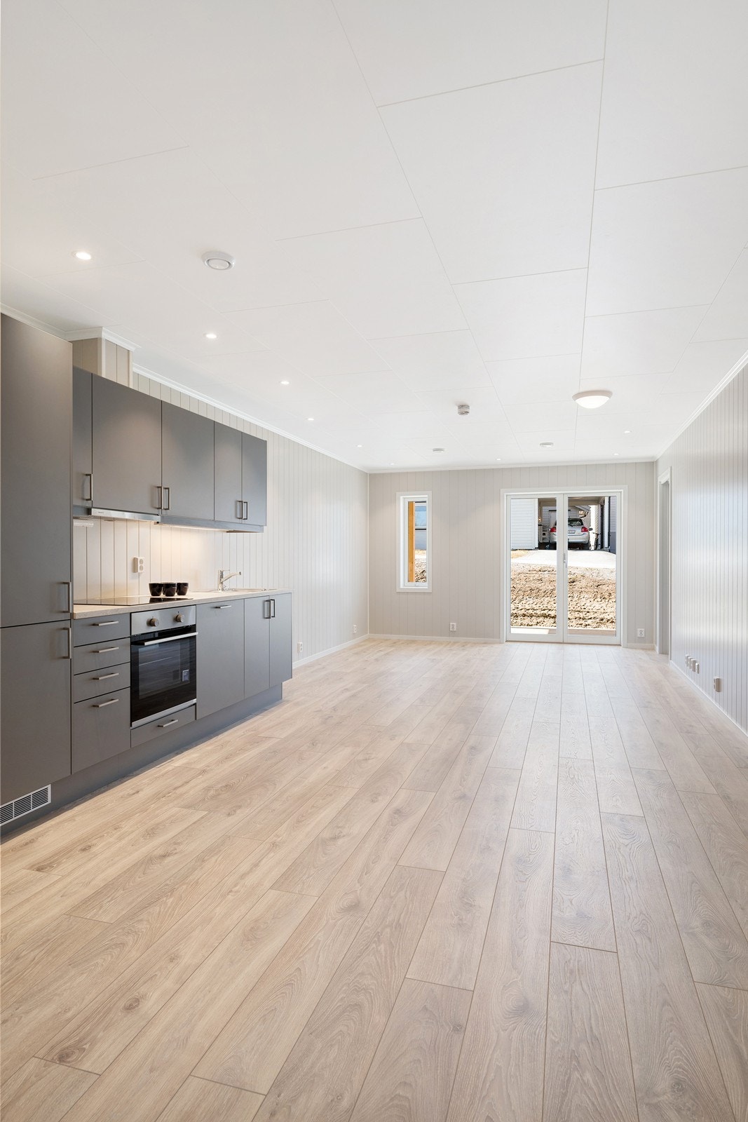 Åpen stue / kjøkken løsning. Galleribilde